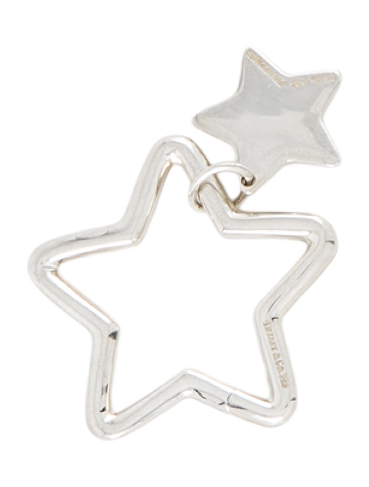 Tiffany & Co. Silver Star Keychain