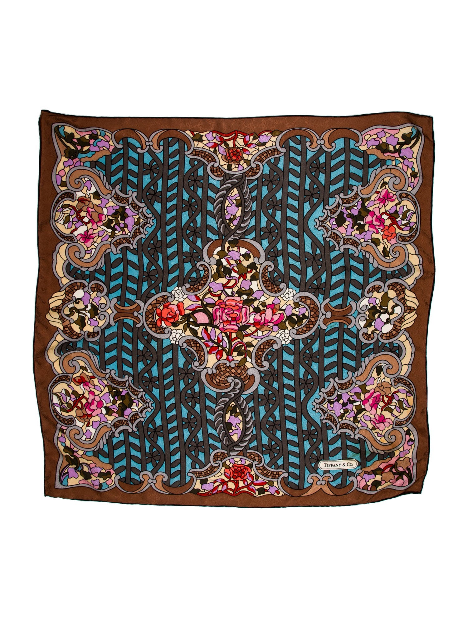 Tiffany & Co. Silk Printed Scarf