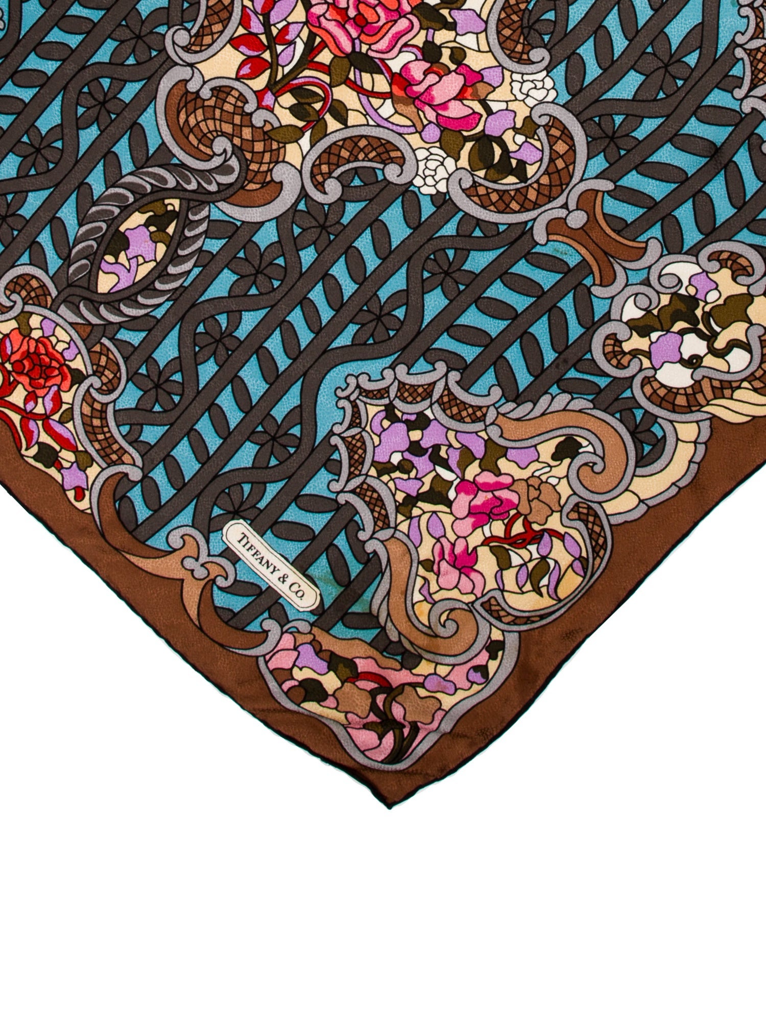 Tiffany & Co. Silk Printed Scarf