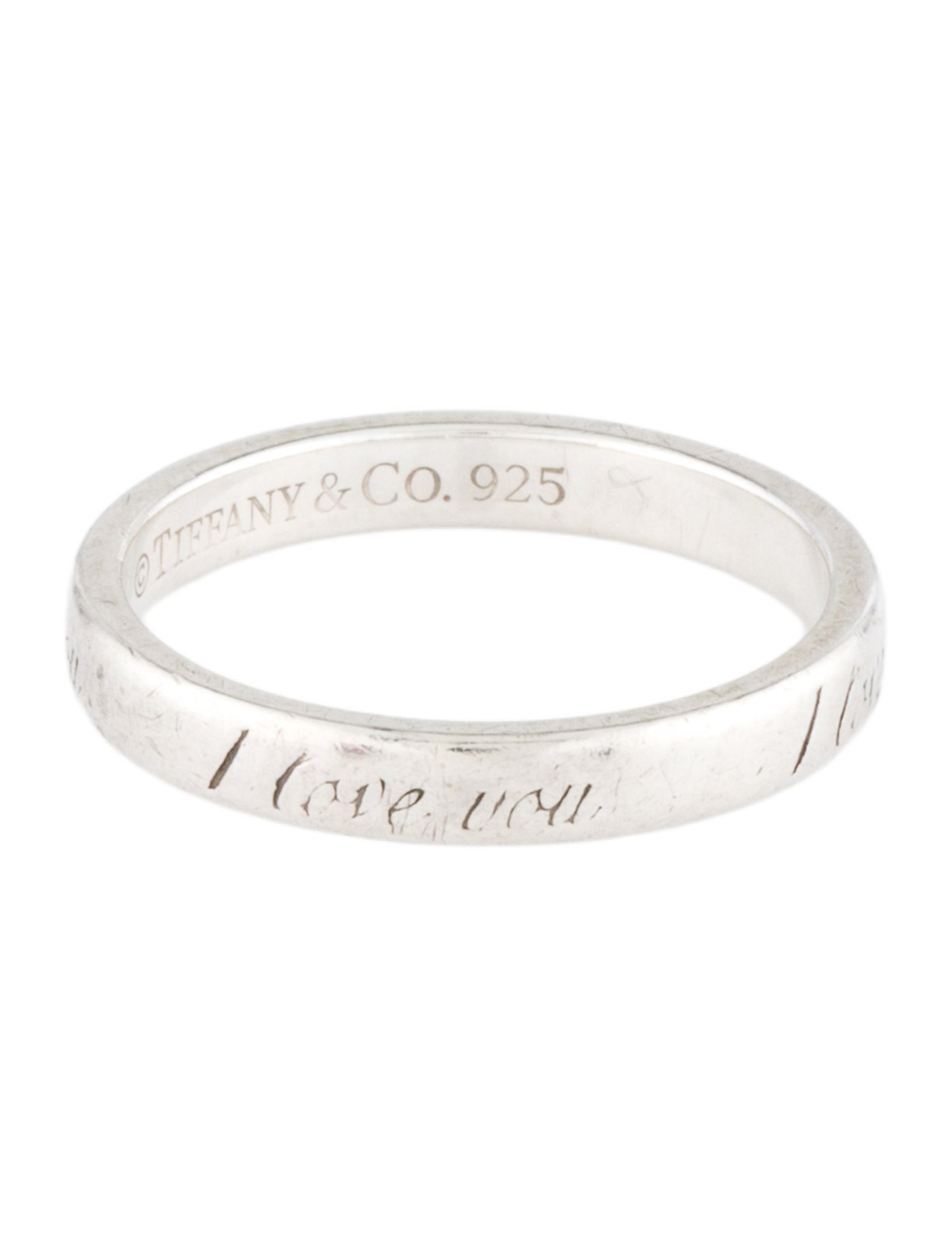 Tiffany & Co. 'I Love You' Notes Ring