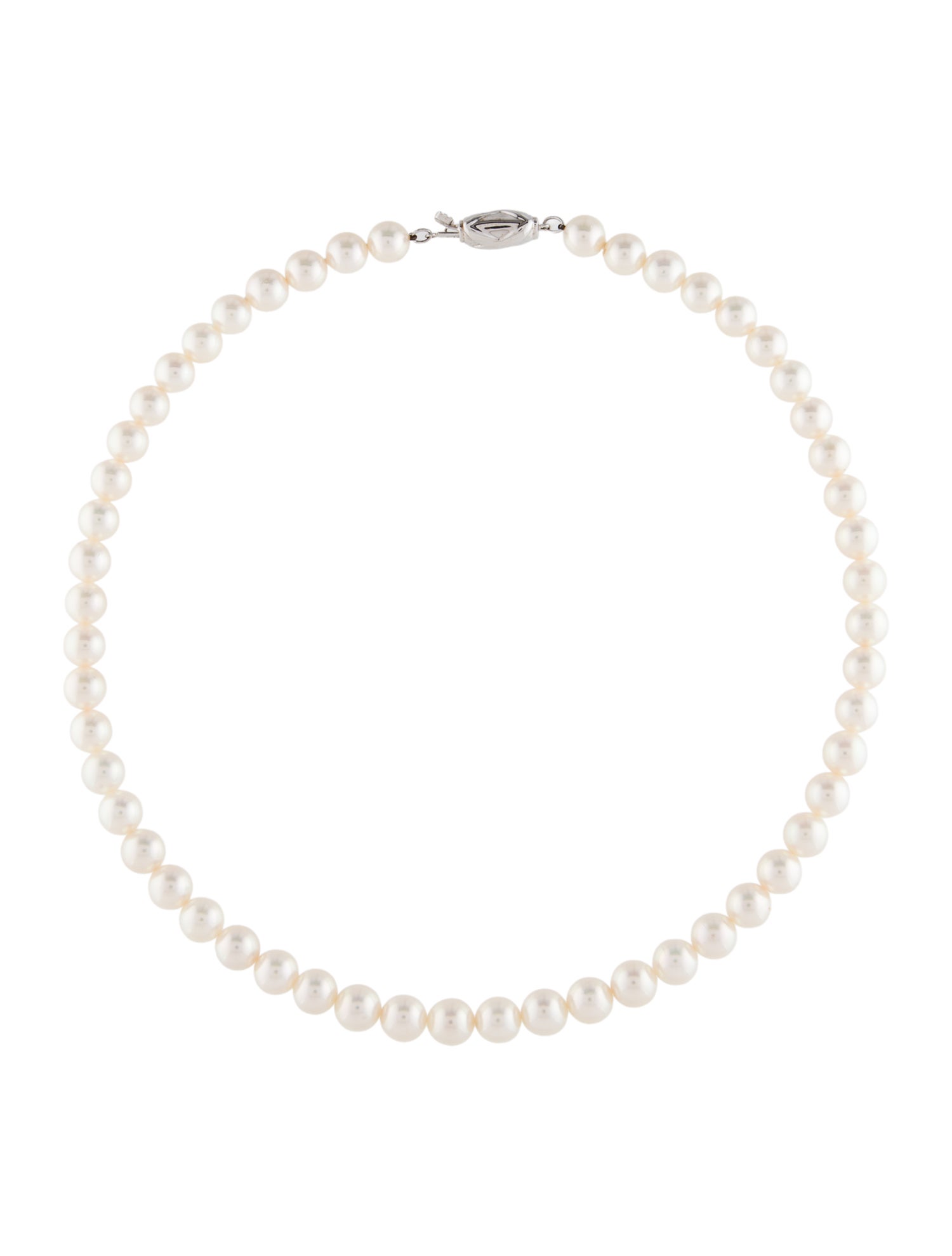 Tiffany & Co. 18K Pearl Strand Necklace
