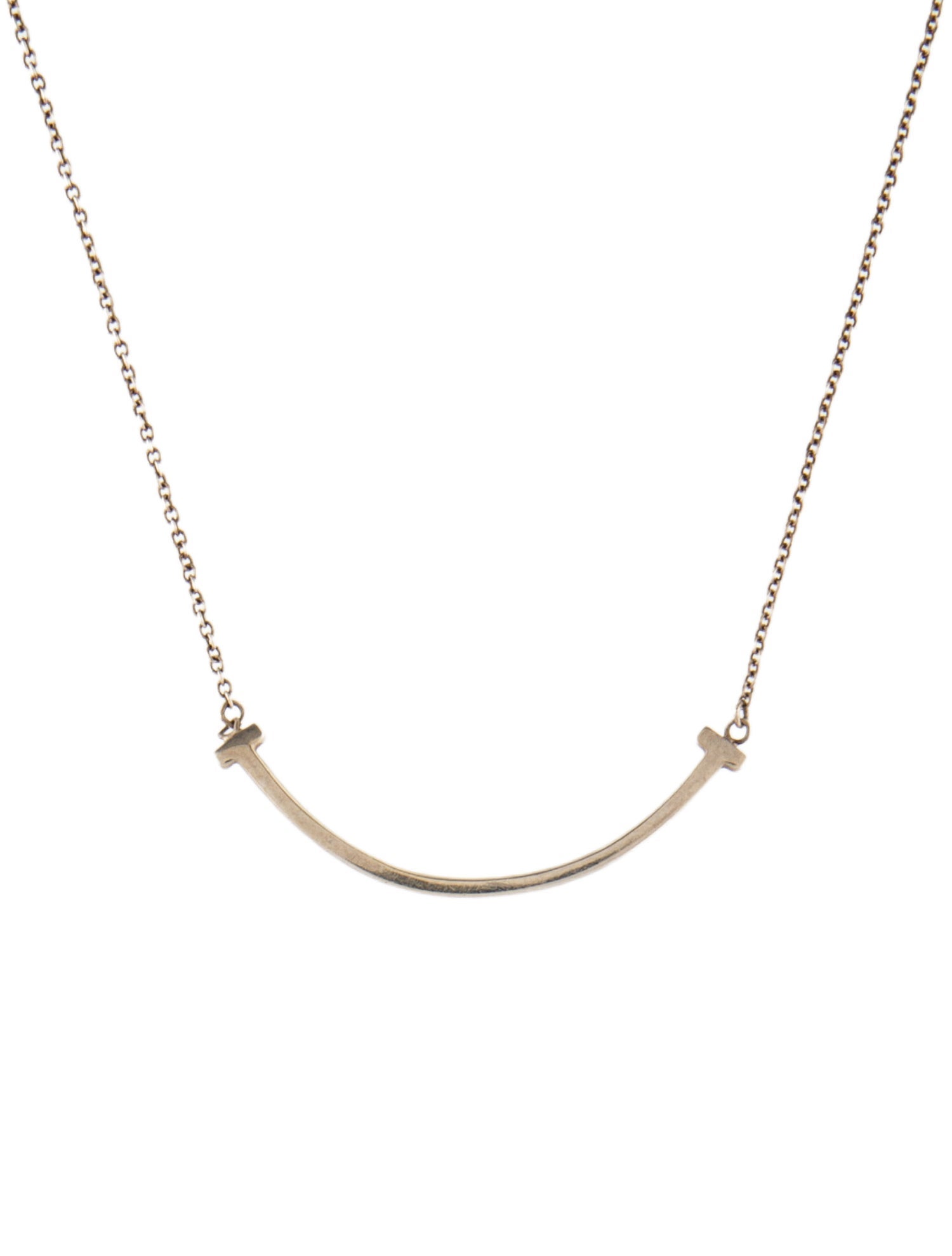 Tiffany & Co. T Smile Pendant Necklace