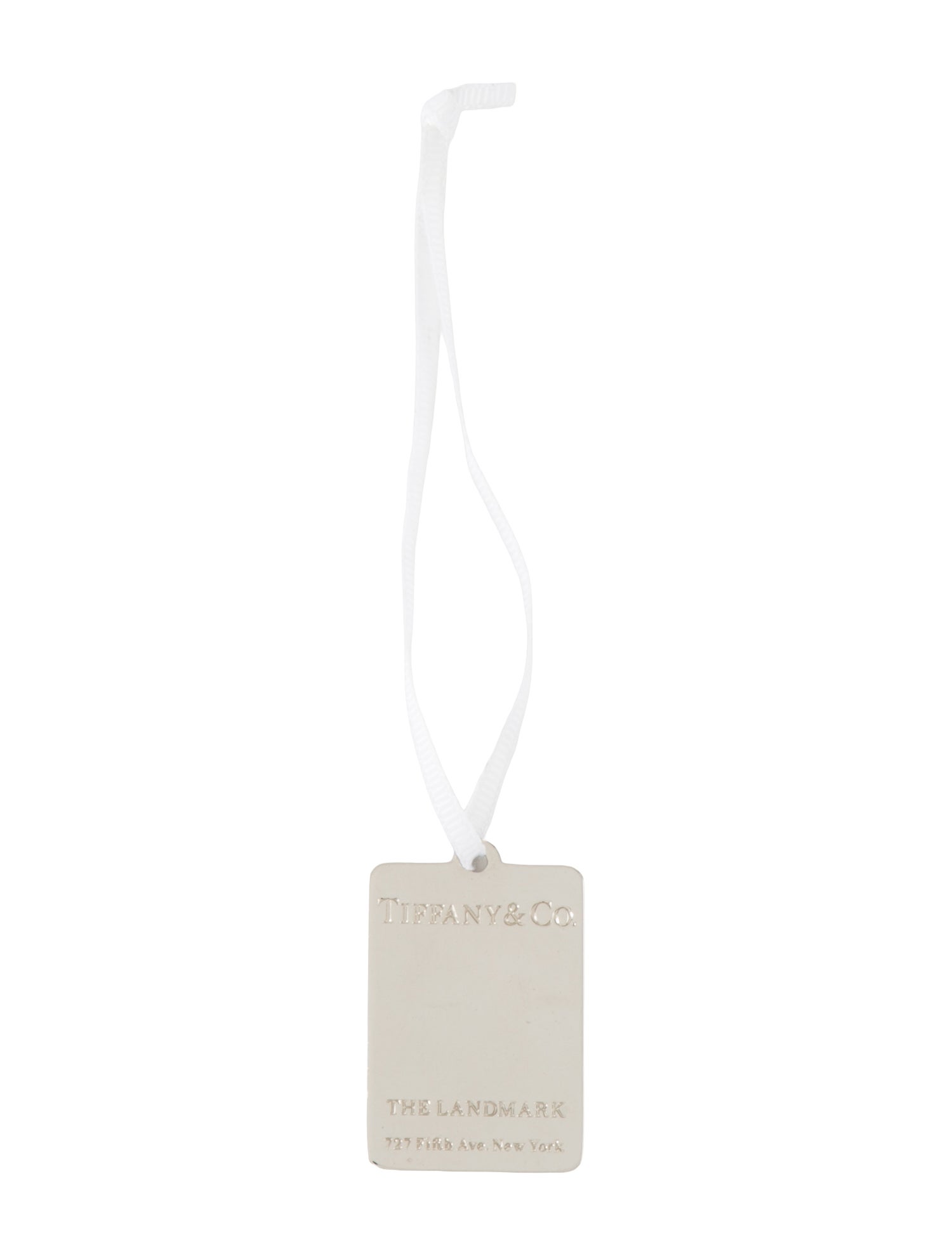Tiffany & Co. Landmark Store NYC Tag Ornament