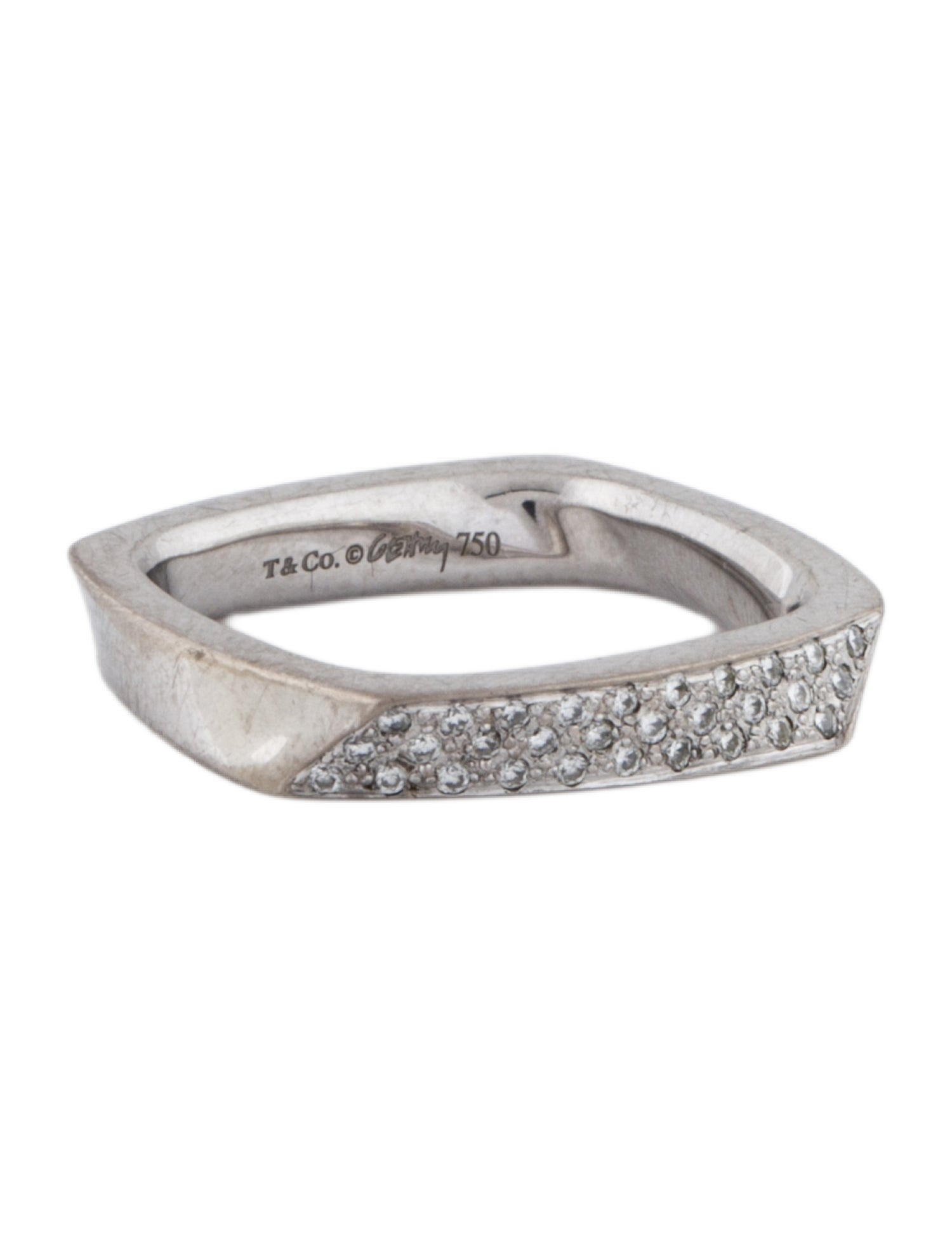 Tiffany & Co. 18K Diamond Torque Band