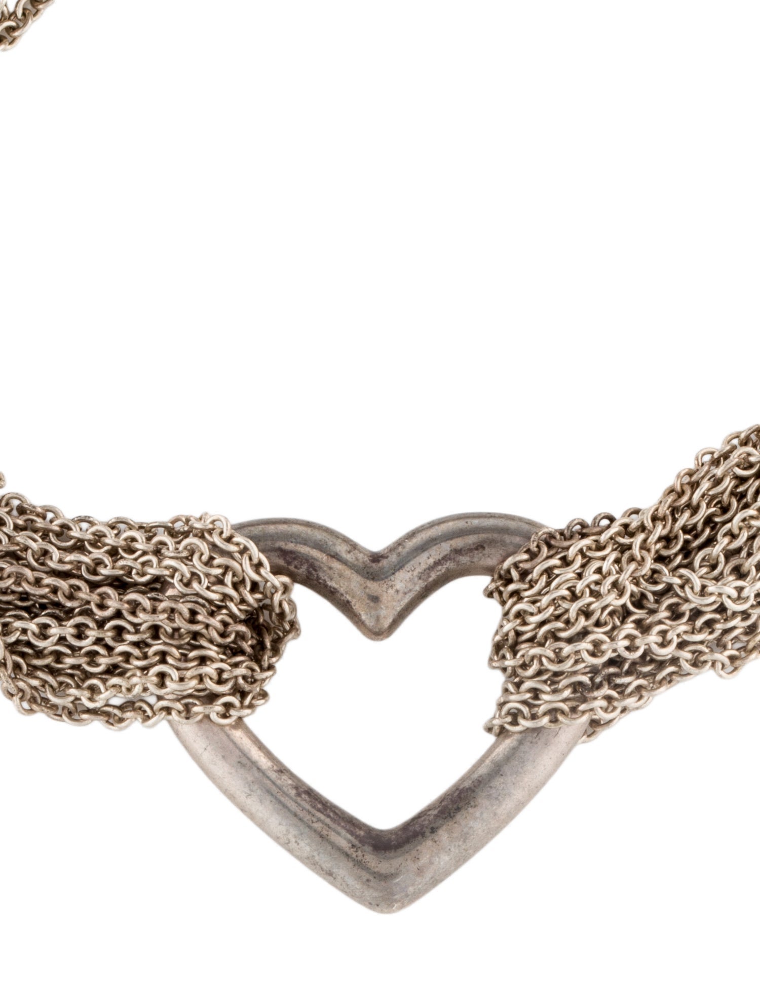 Tiffany & Co. Multistrand Heart Toggle Bracelet