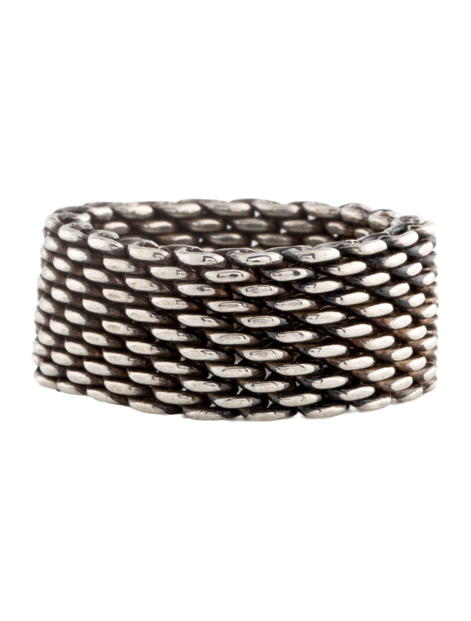 Tiffany & Co. Mesh Band Ring