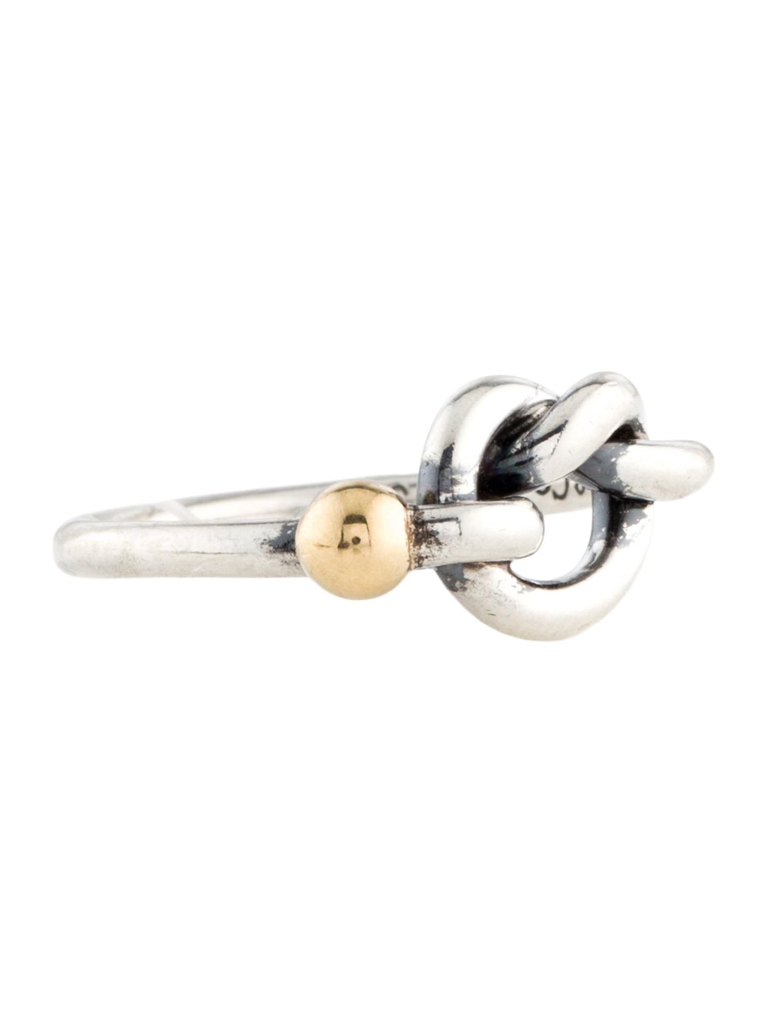 Tiffany & Co. Vintage Two-Tone Love Knot Ring