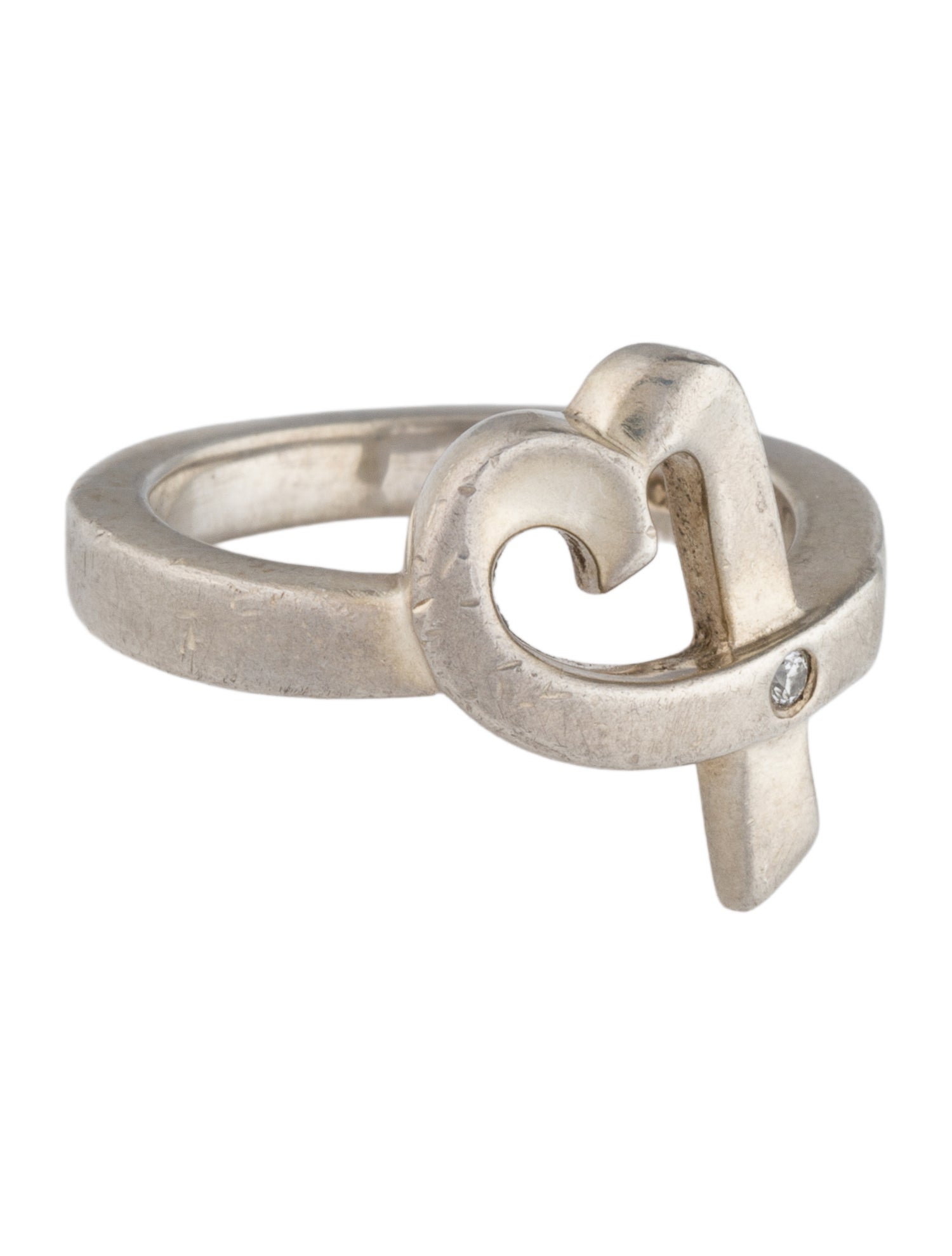 Tiffany & Co. Diamond Loving Heart Cocktail Ring