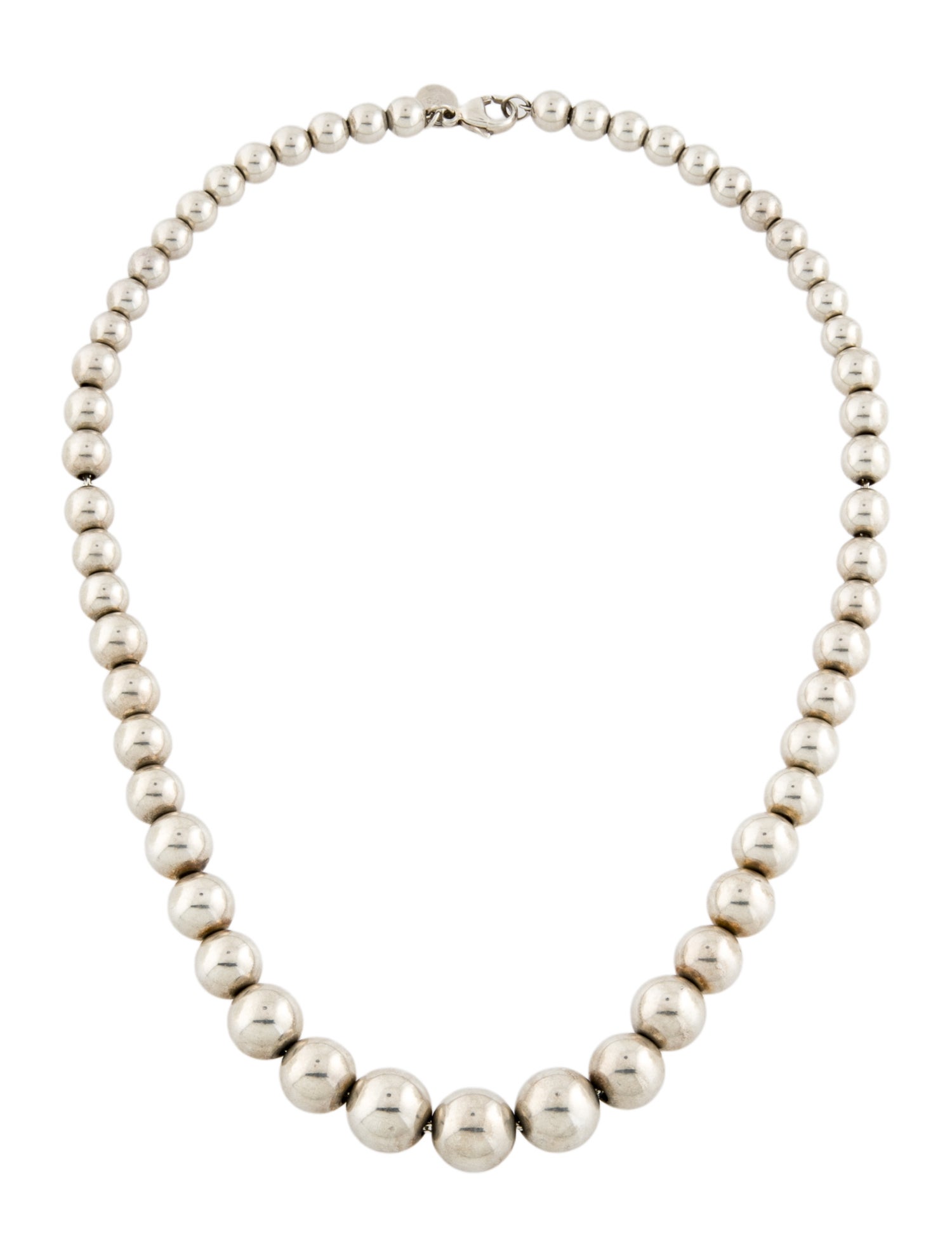 Tiffany & Co. Graduated Ball Necklace
