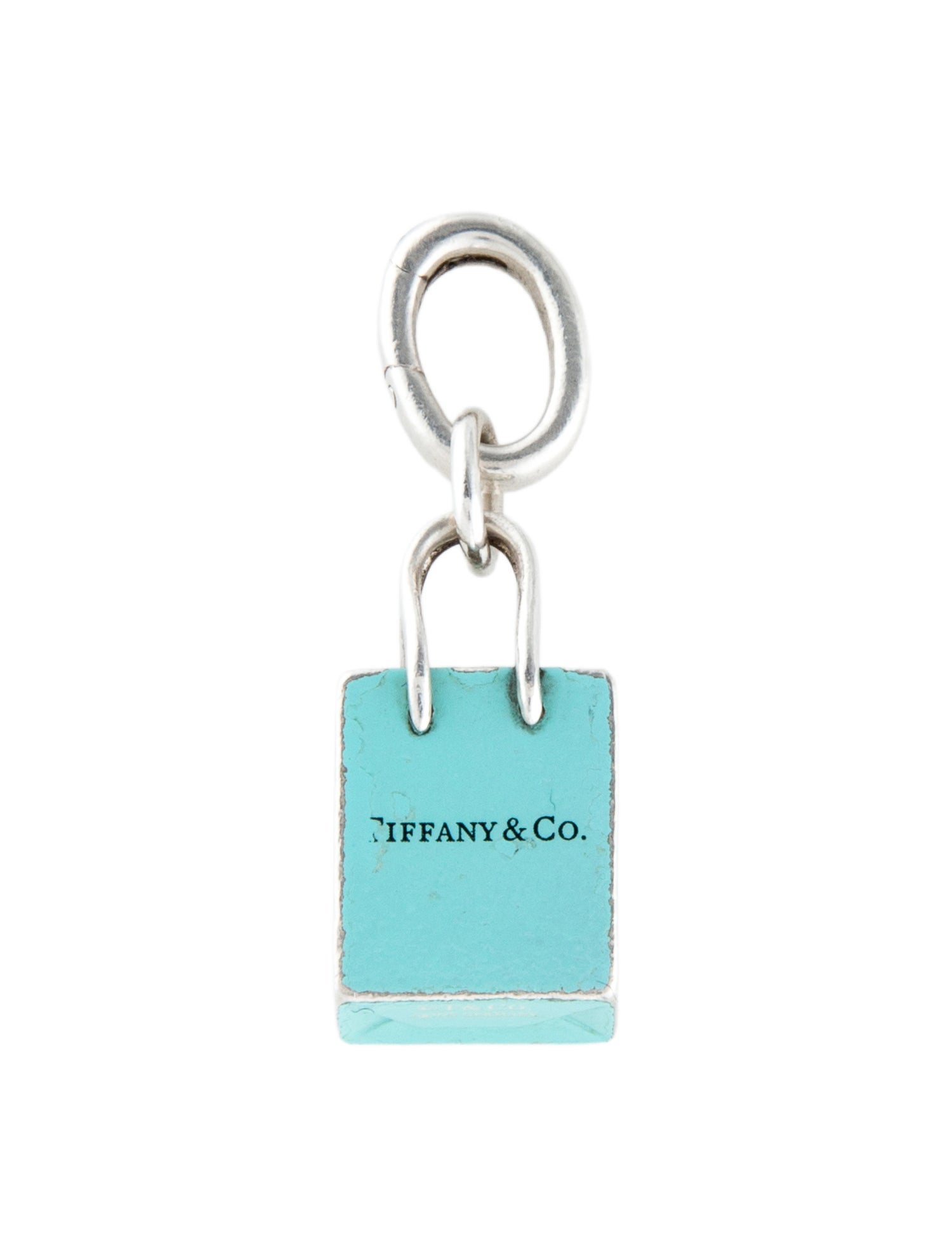 Tiffany & Co. Enamel Shopping Bag Charm