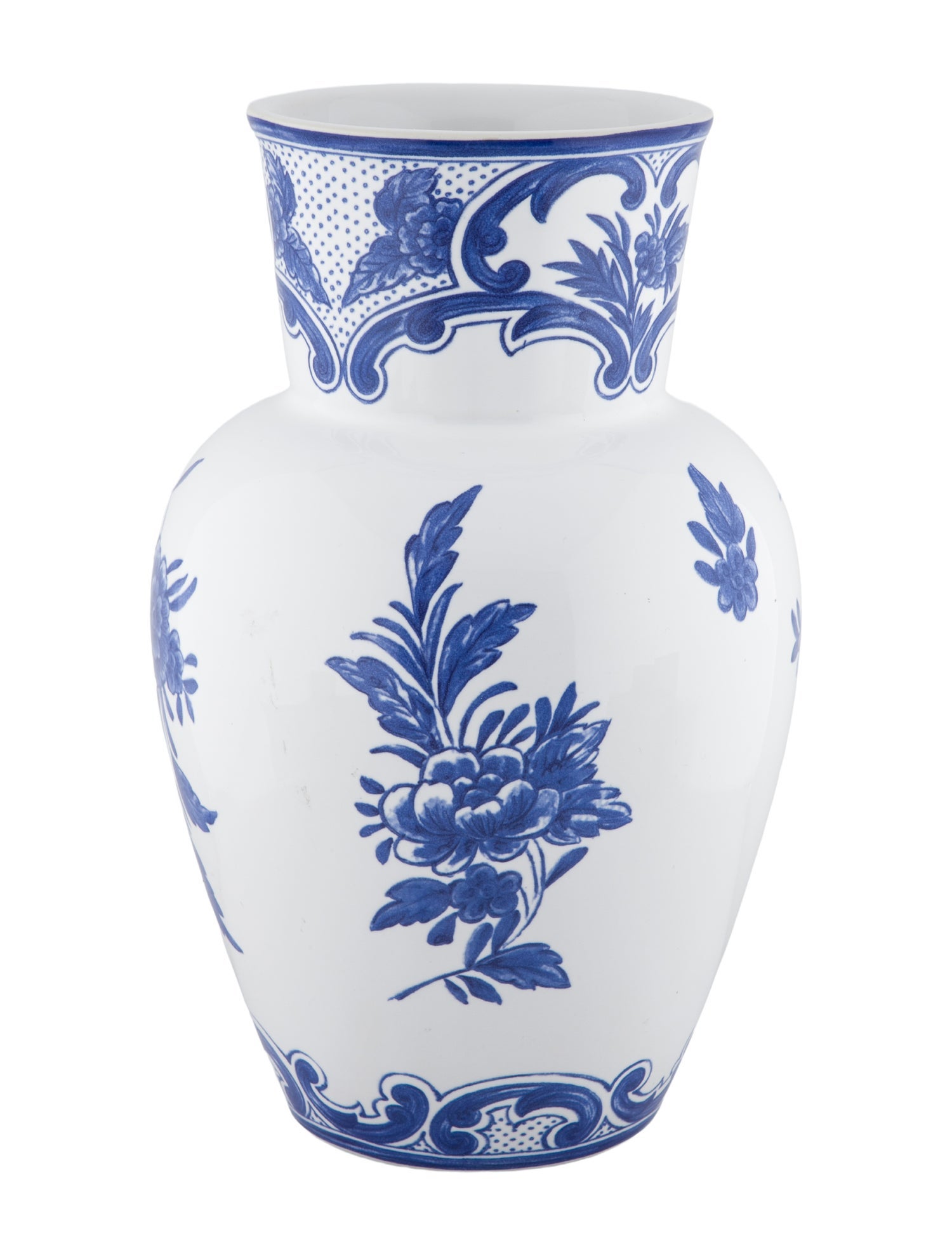 Tiffany & Co. Tiffany Delft Floral Vase