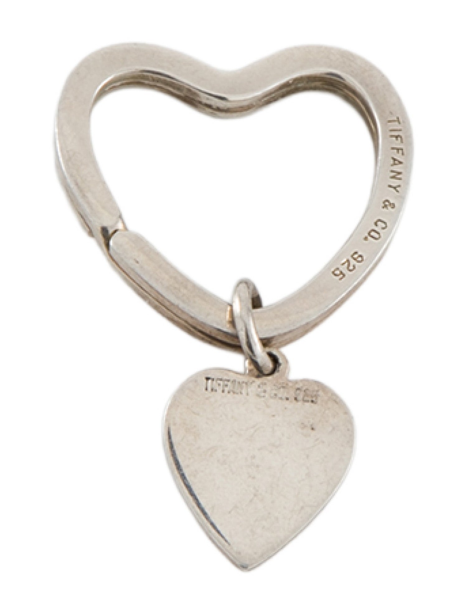 Tiffany & Co. Metal Heart Shaped Keyring
