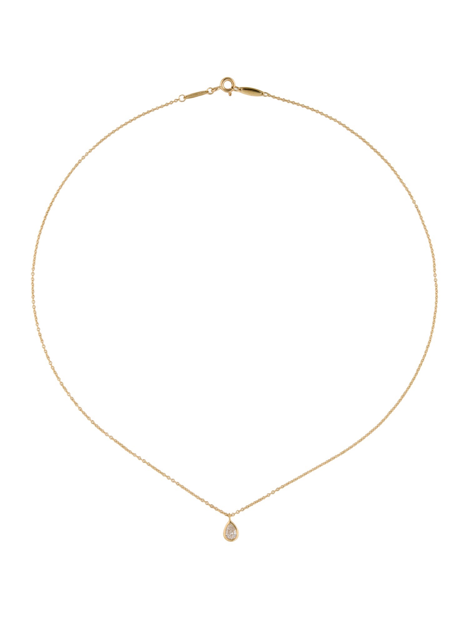 Tiffany & Co. 18K Diamonds by the Yard Pendant Necklace