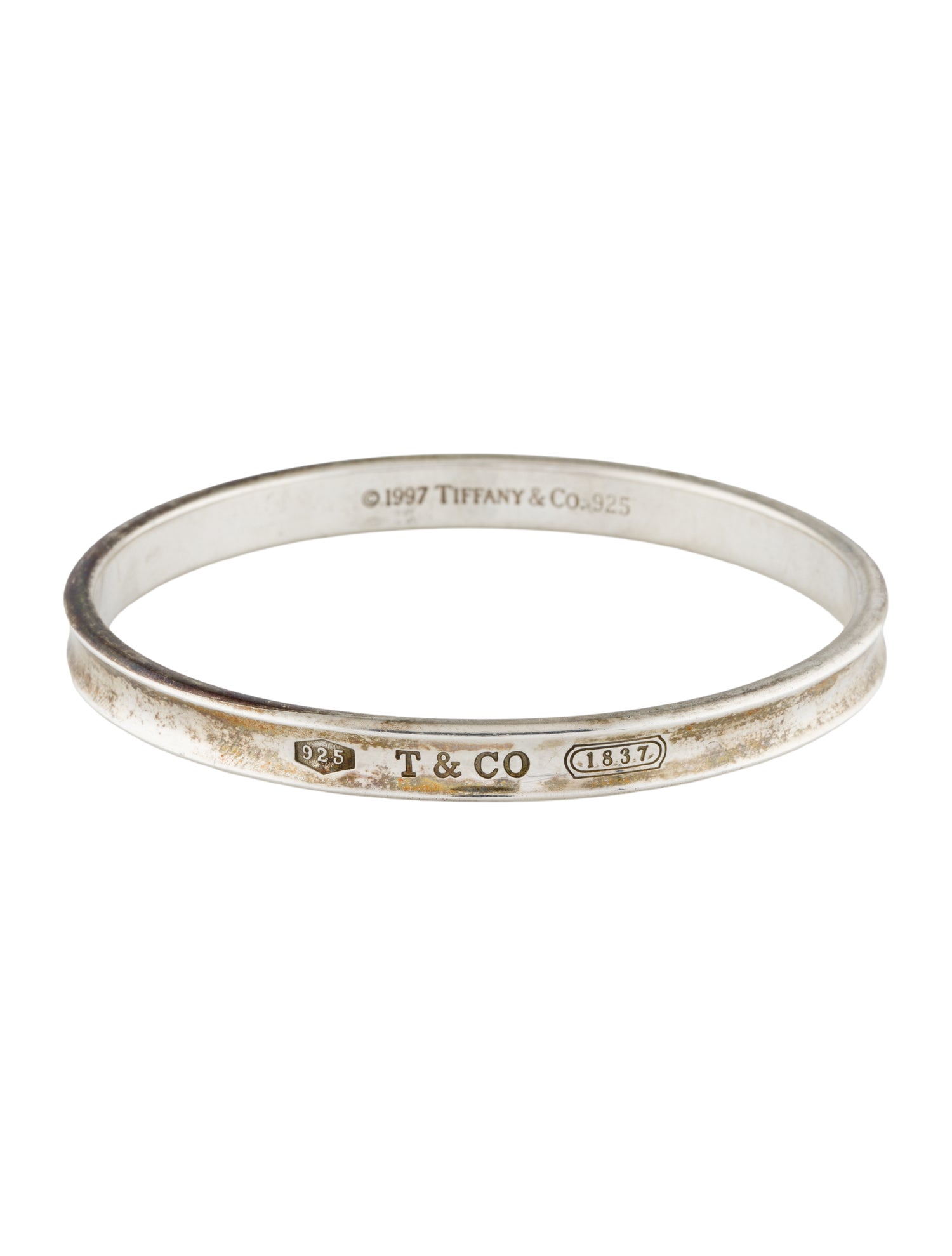 Tiffany & Co. Vintage 1837 Narrow Bracelet Bangle