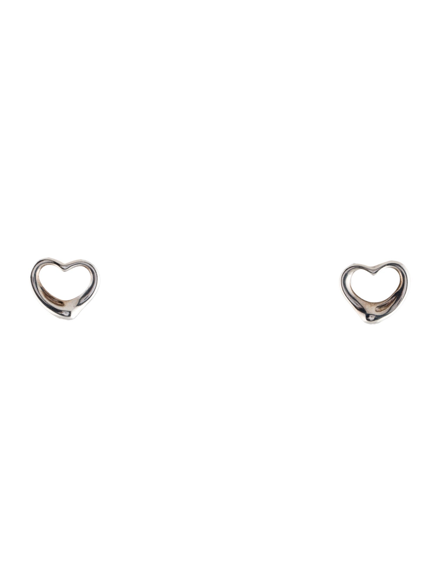 Tiffany & Co. Vintage Open Heart Clip-On Earrings