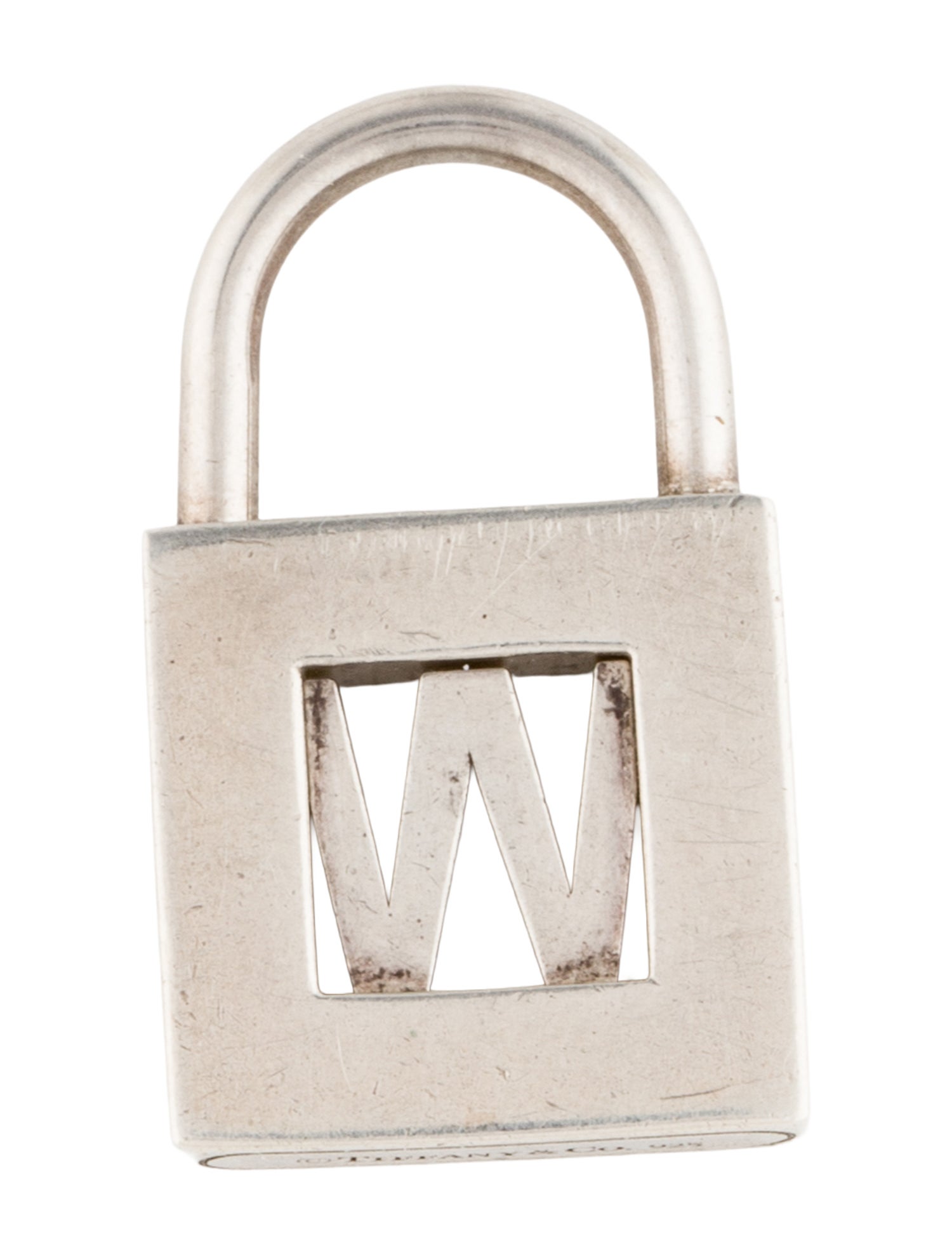 Tiffany & Co. Letter 'W' Lock Charm