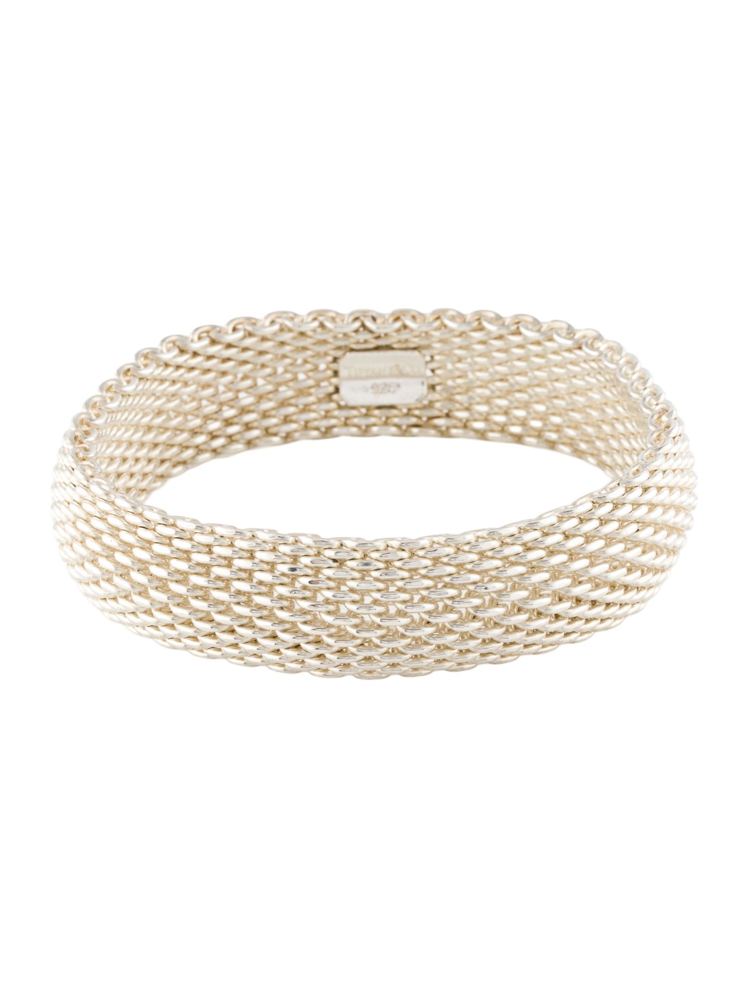 Tiffany & Co. Somerset Mesh Bangle Bracelet