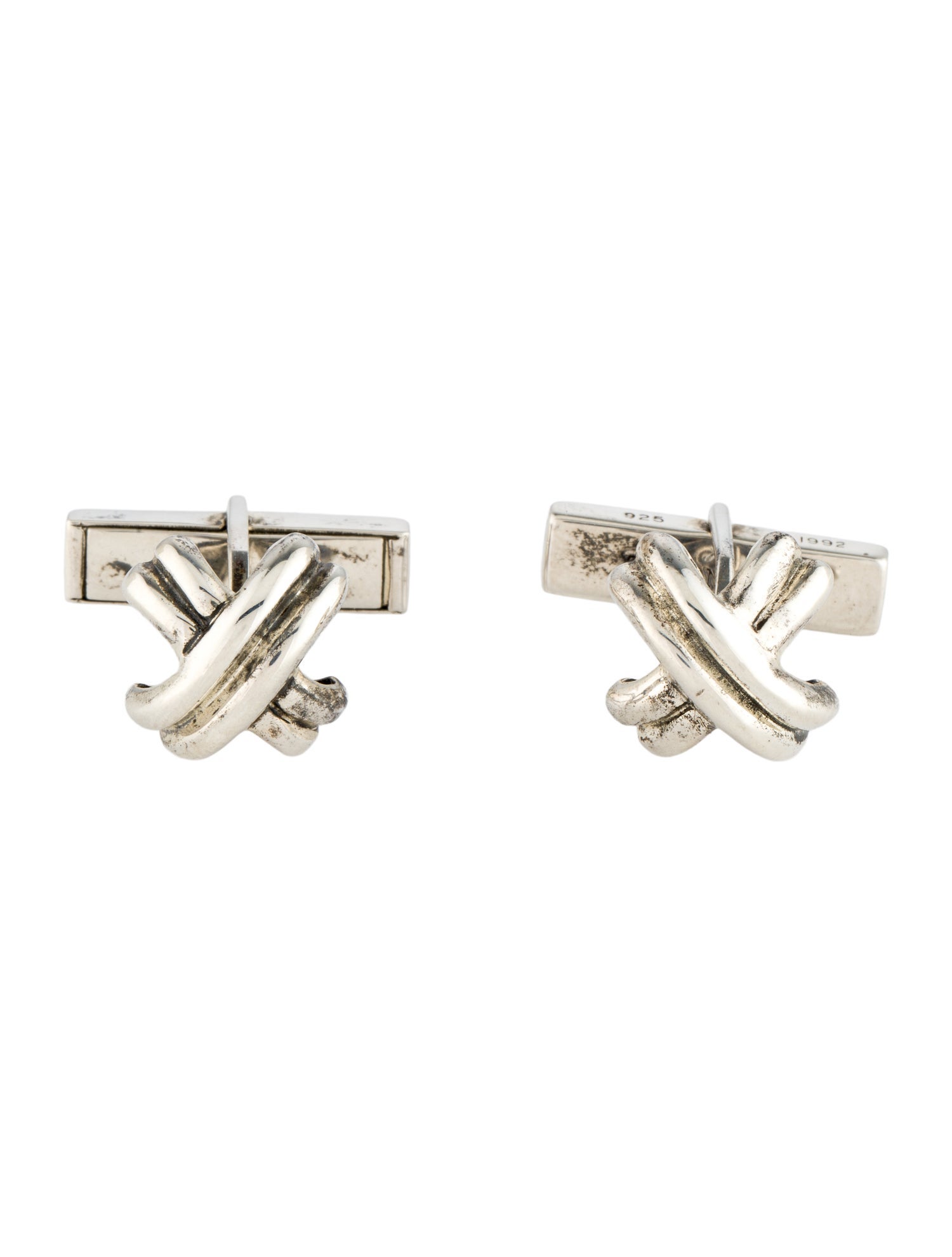 Tiffany & Co. Vintage Signature 'X" Cufflinks