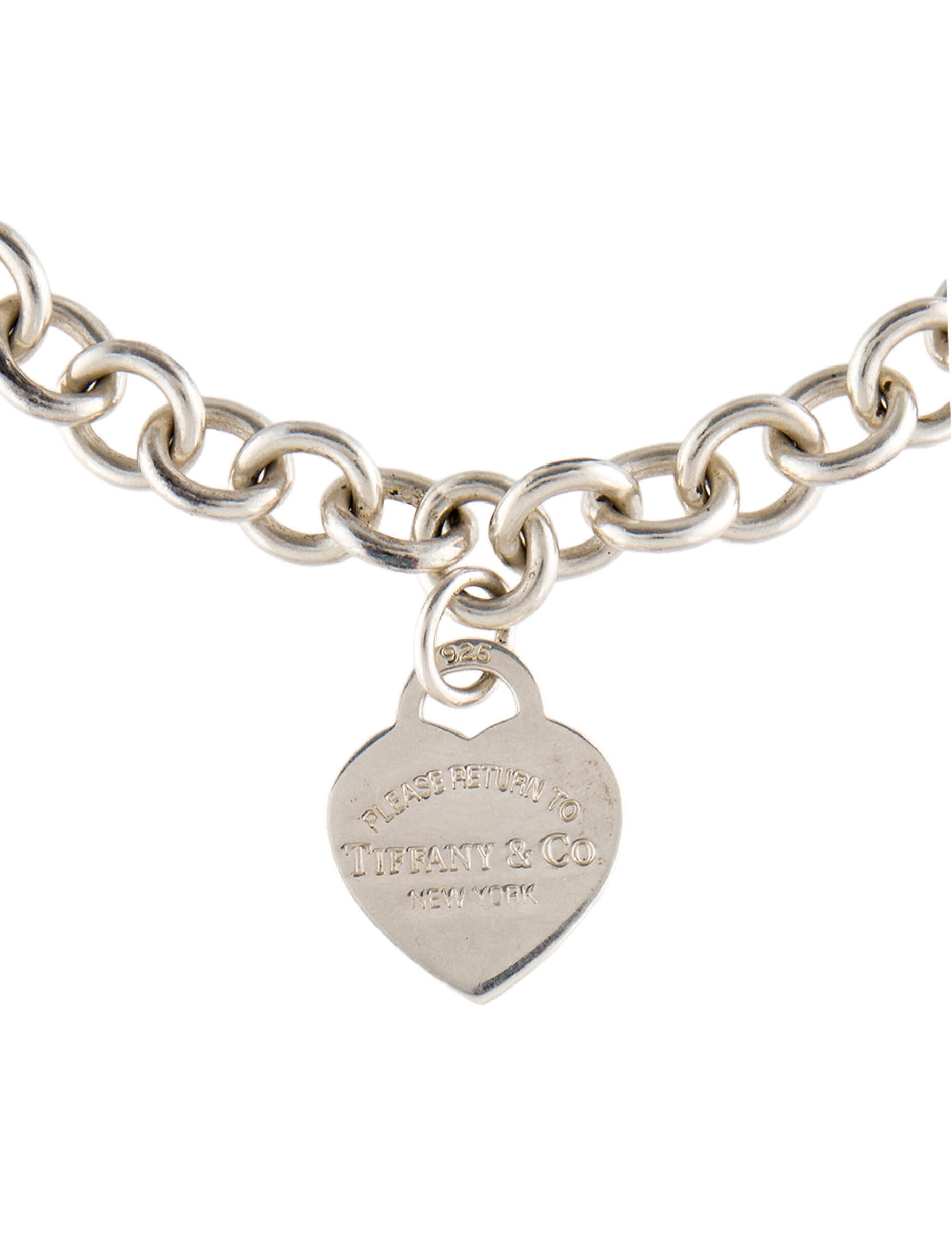 Tiffany & Co. Heart Tag Chain Link Necklace