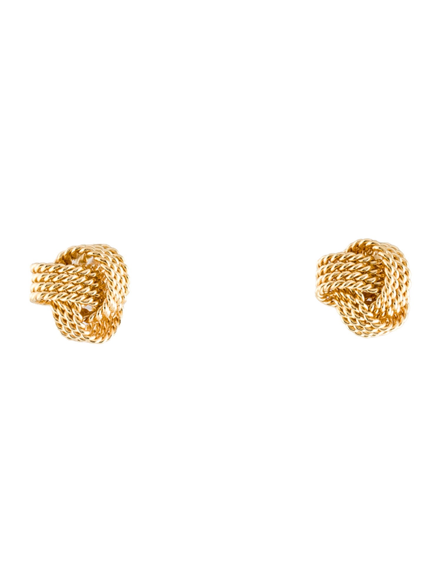 Tiffany & Co. 18K Knot Stud Earrings