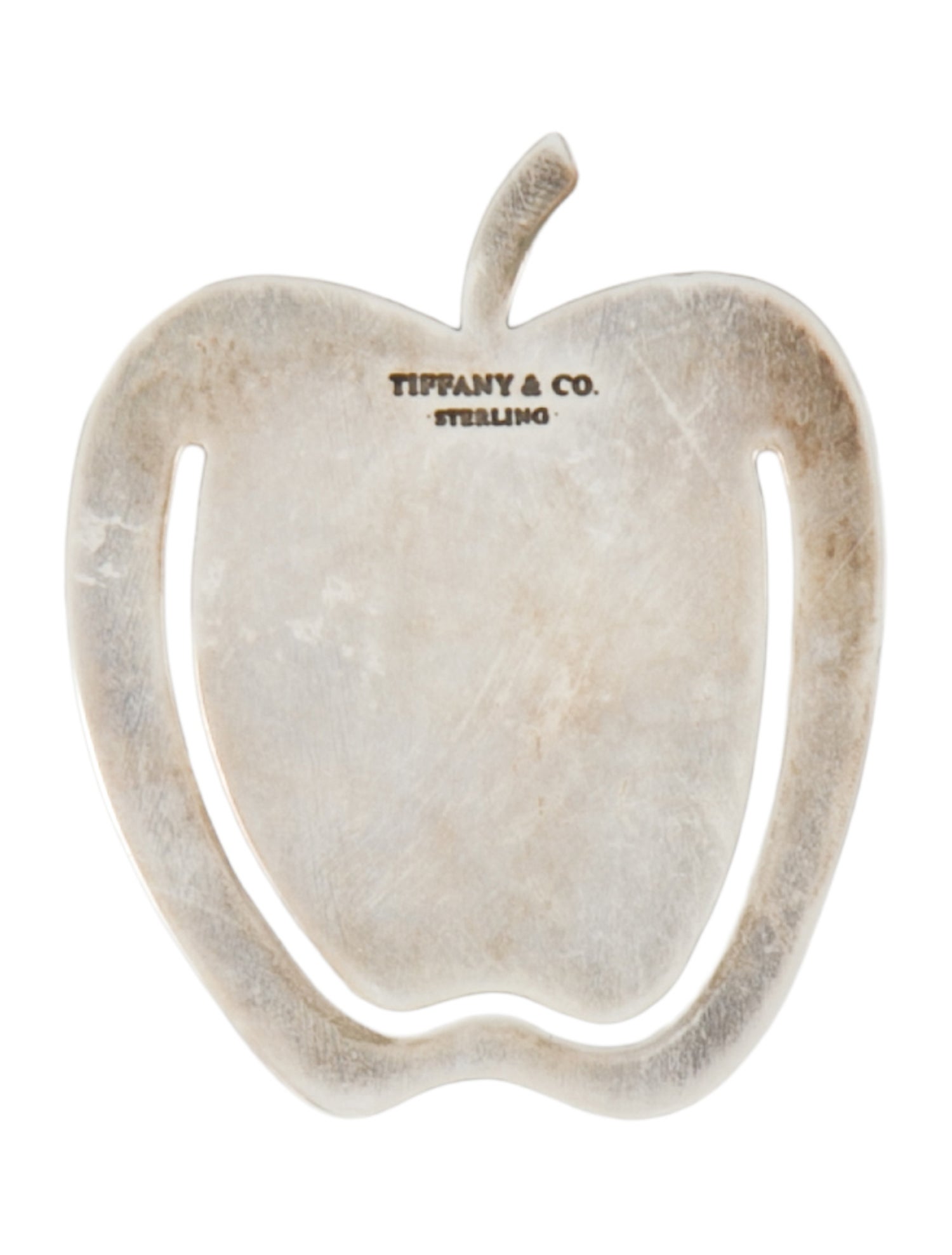 Tiffany & Co. Sterling Apple Bookmark