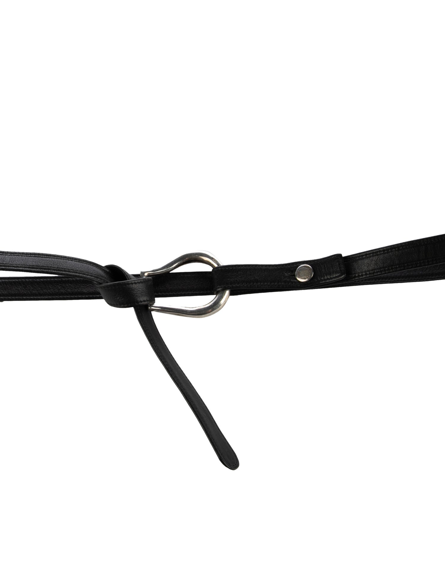 Tiffany & Co. Skinny Leather Waist Belt