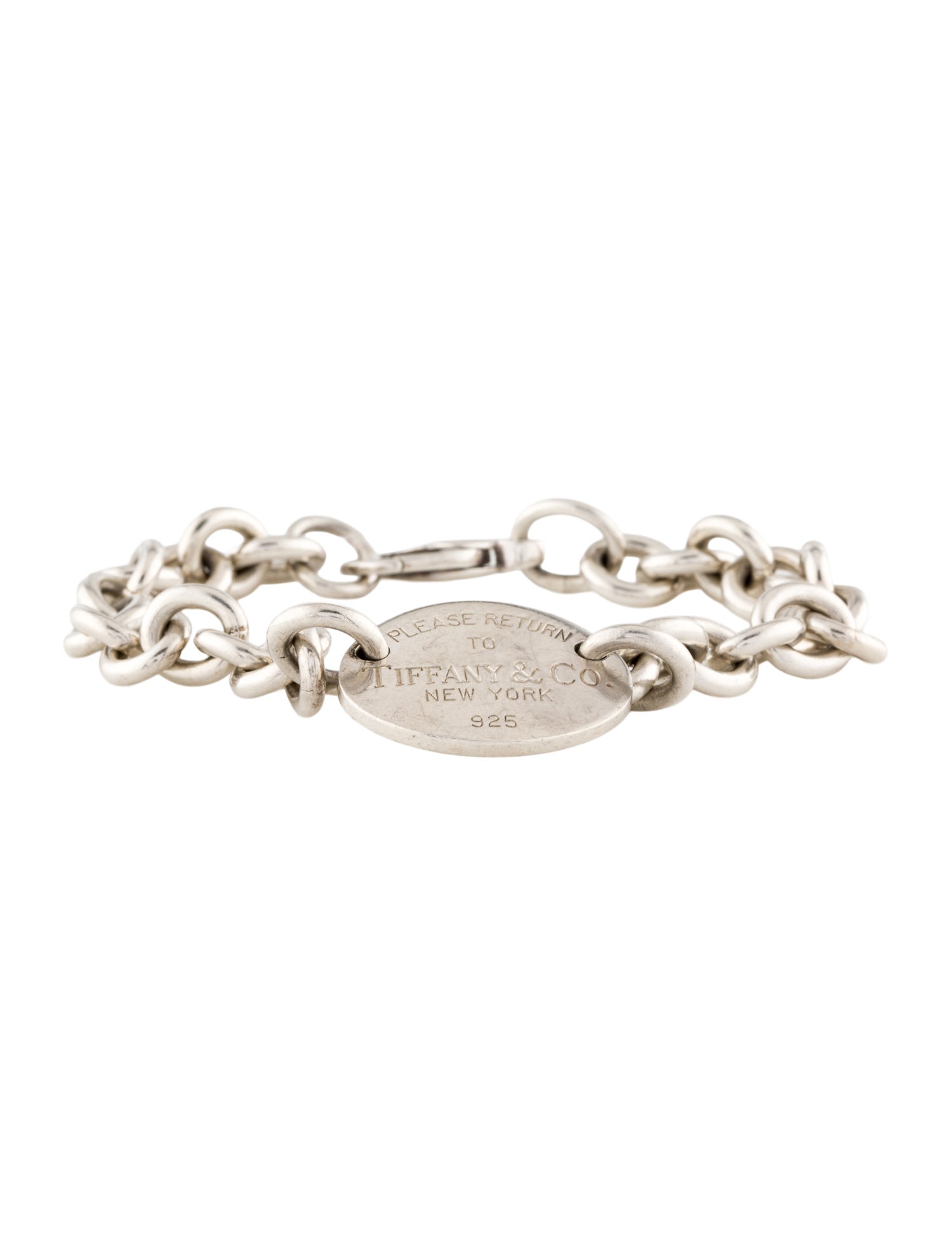 Tiffany & Co. Oval Tag Bracelet