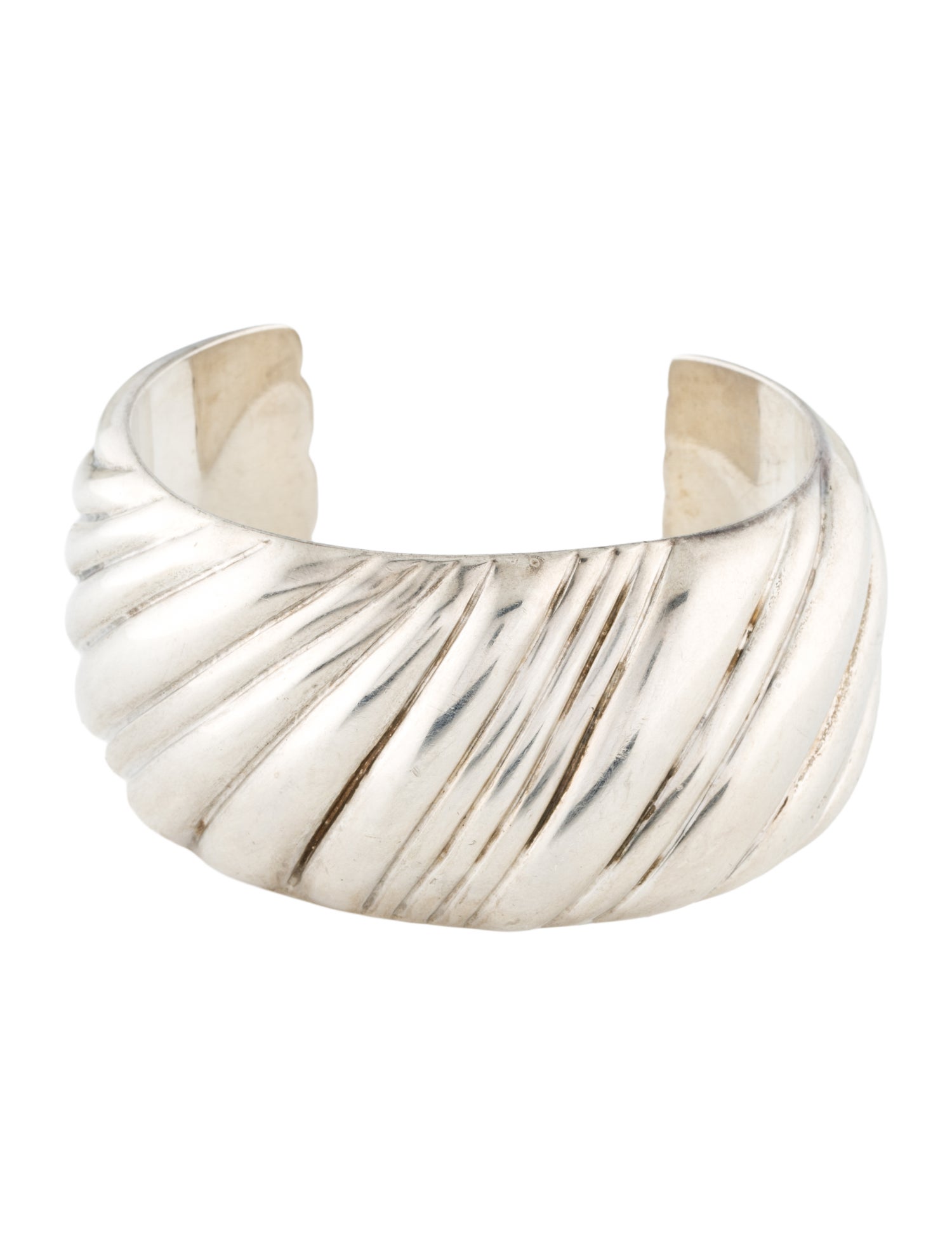 Tiffany & Co. Vintage Sculpted Twisted Cuff Bracelet