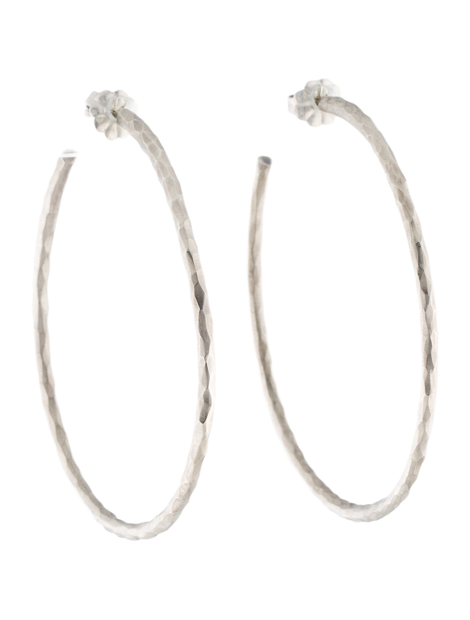 Tiffany & Co. Hammered Hoop Earrings