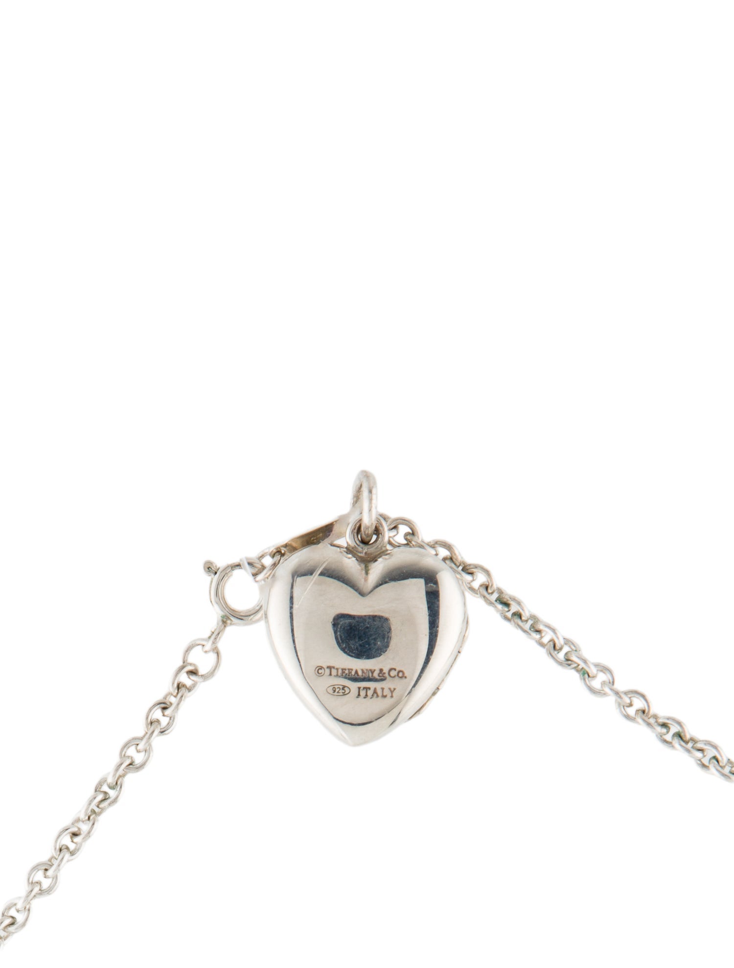 Tiffany & Co. Heart Locket Pendant Necklace