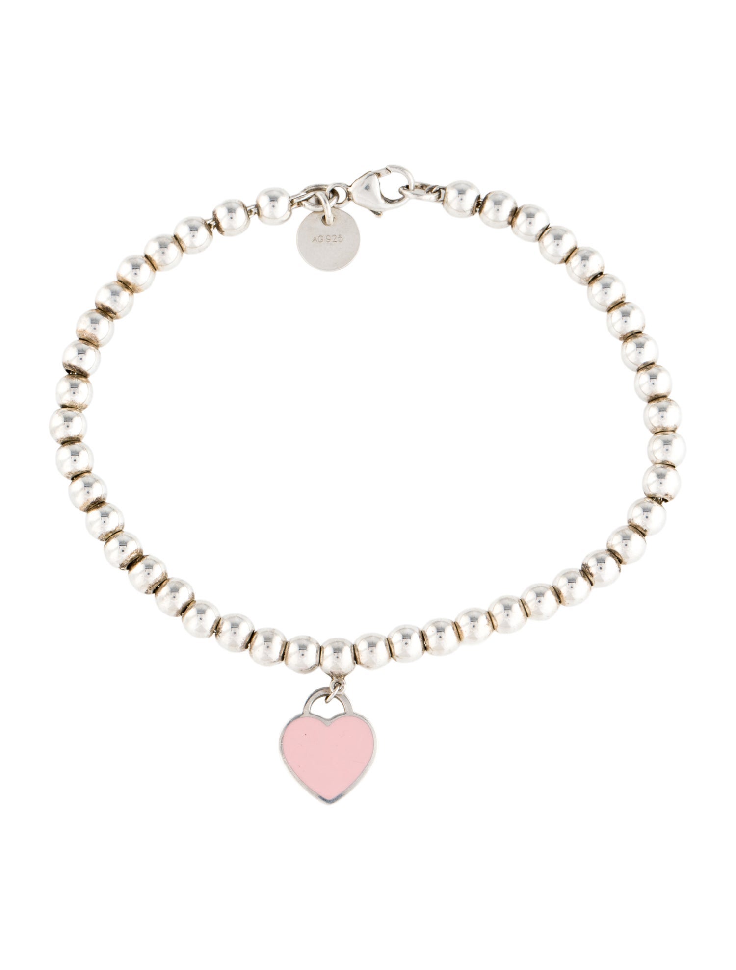 Tiffany & Co. Heart Tag Bead Bracelet