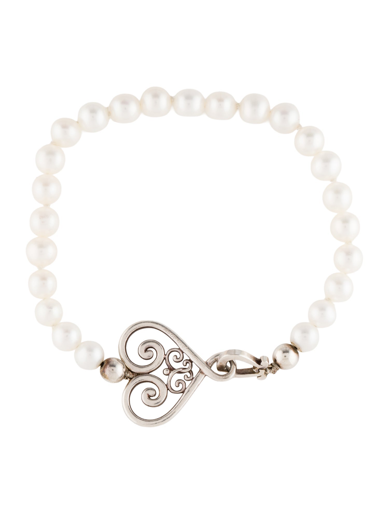 Tiffany & Co. Pearl Venezia Heart Bracelet