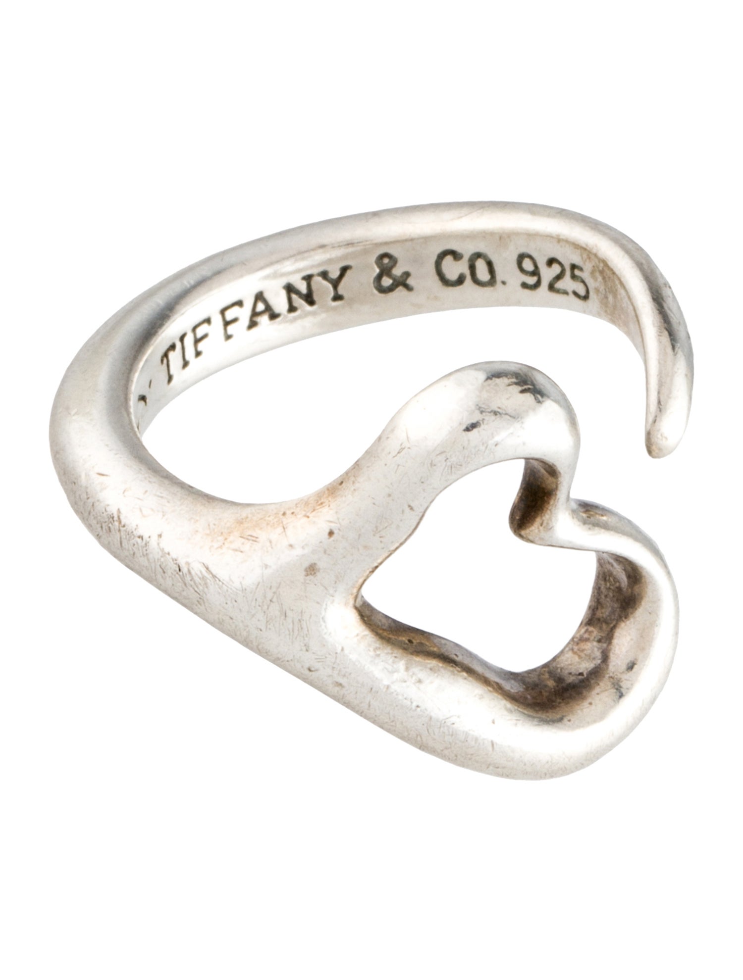 Tiffany & Co. Vintage Open Heart Ring