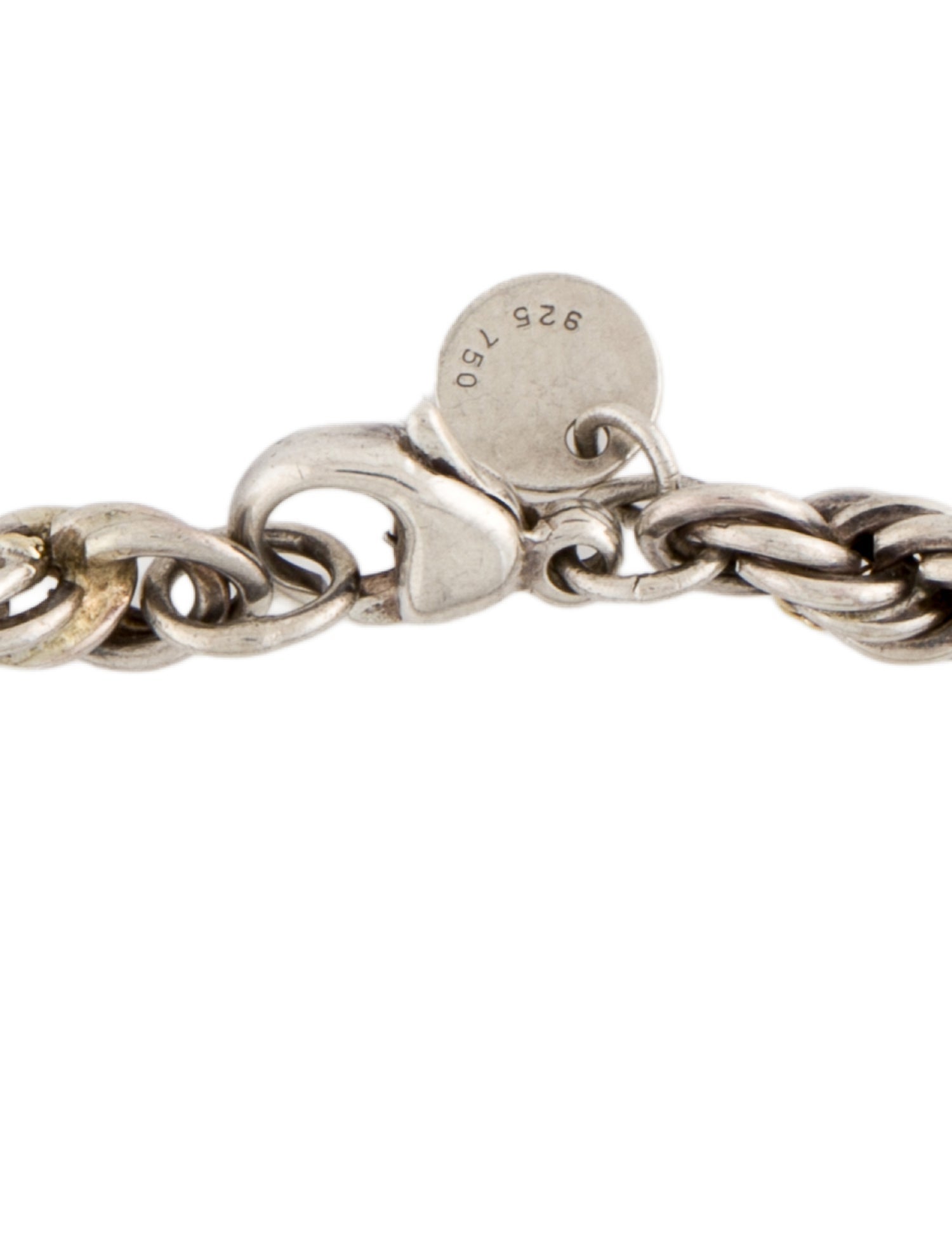 Tiffany & Co. Two-Tone Twisted Rope Chain Bracelet