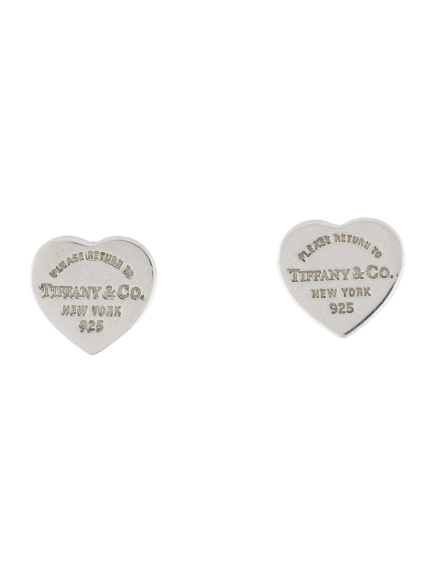 Tiffany & Co. Mini Heart Tag Stud Earrings