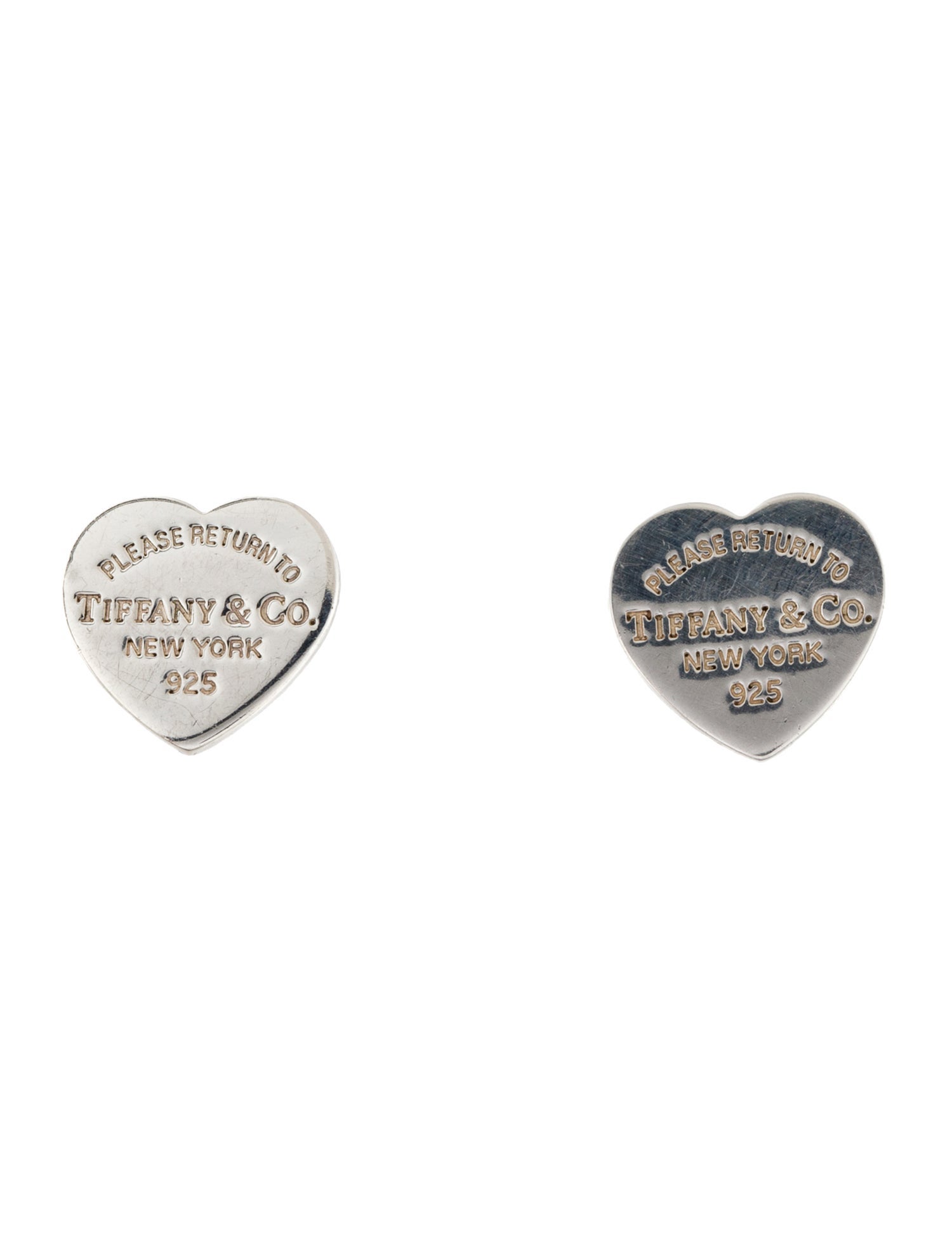 Tiffany & Co. Mini Heart Tag Stud Earrings