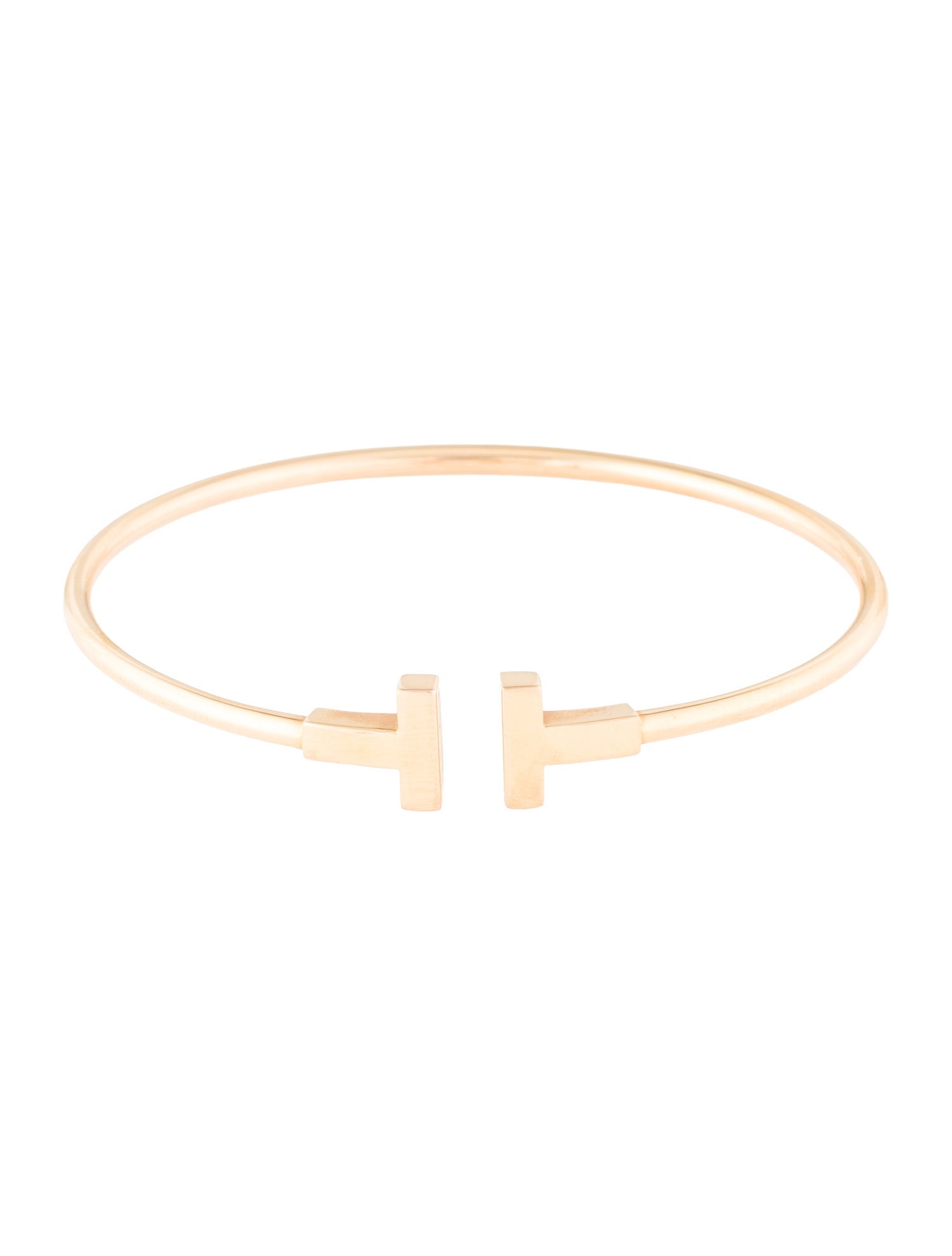 Tiffany & Co. 18K T Wire Bracelet