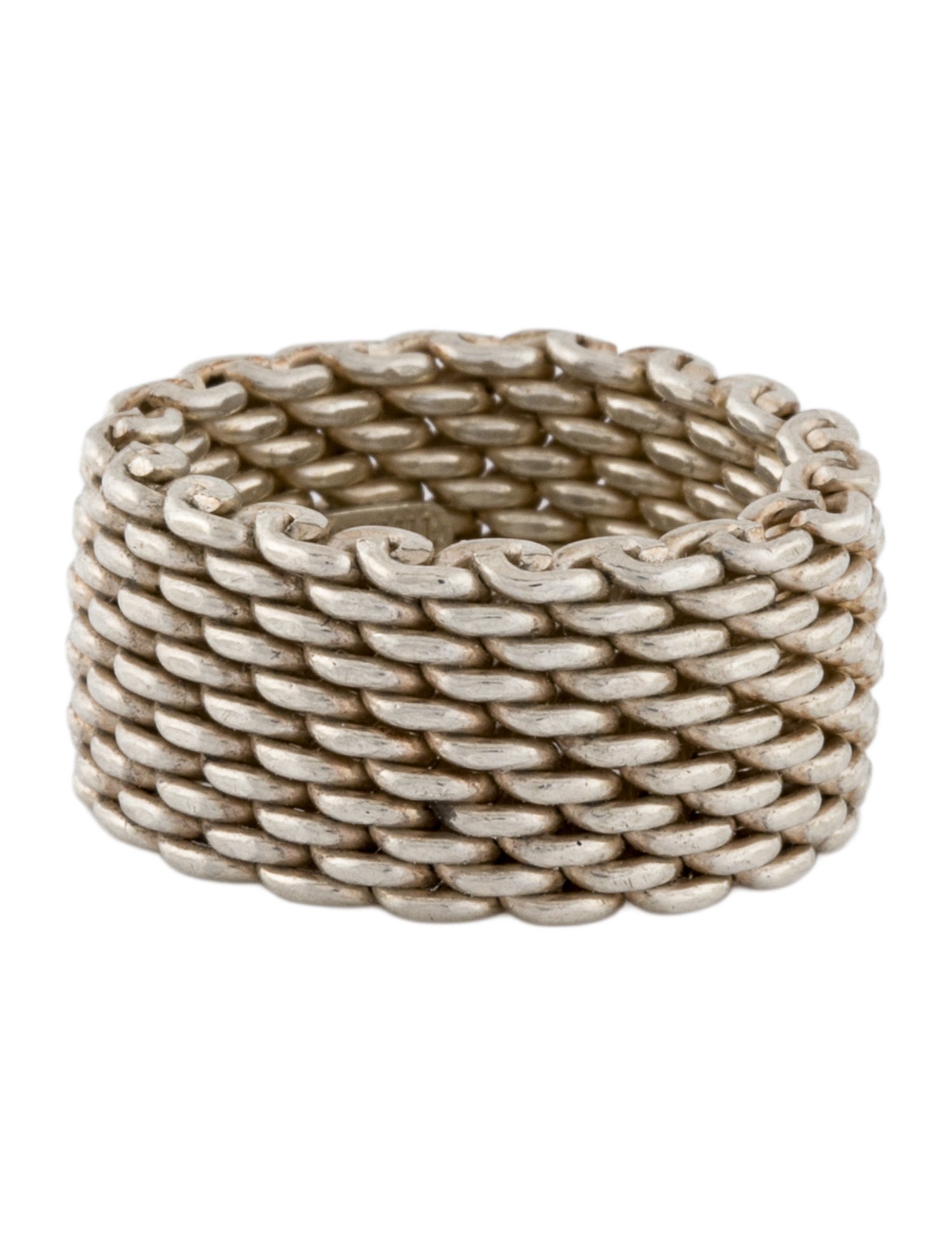 Tiffany & Co. Somerset Mesh Band Ring