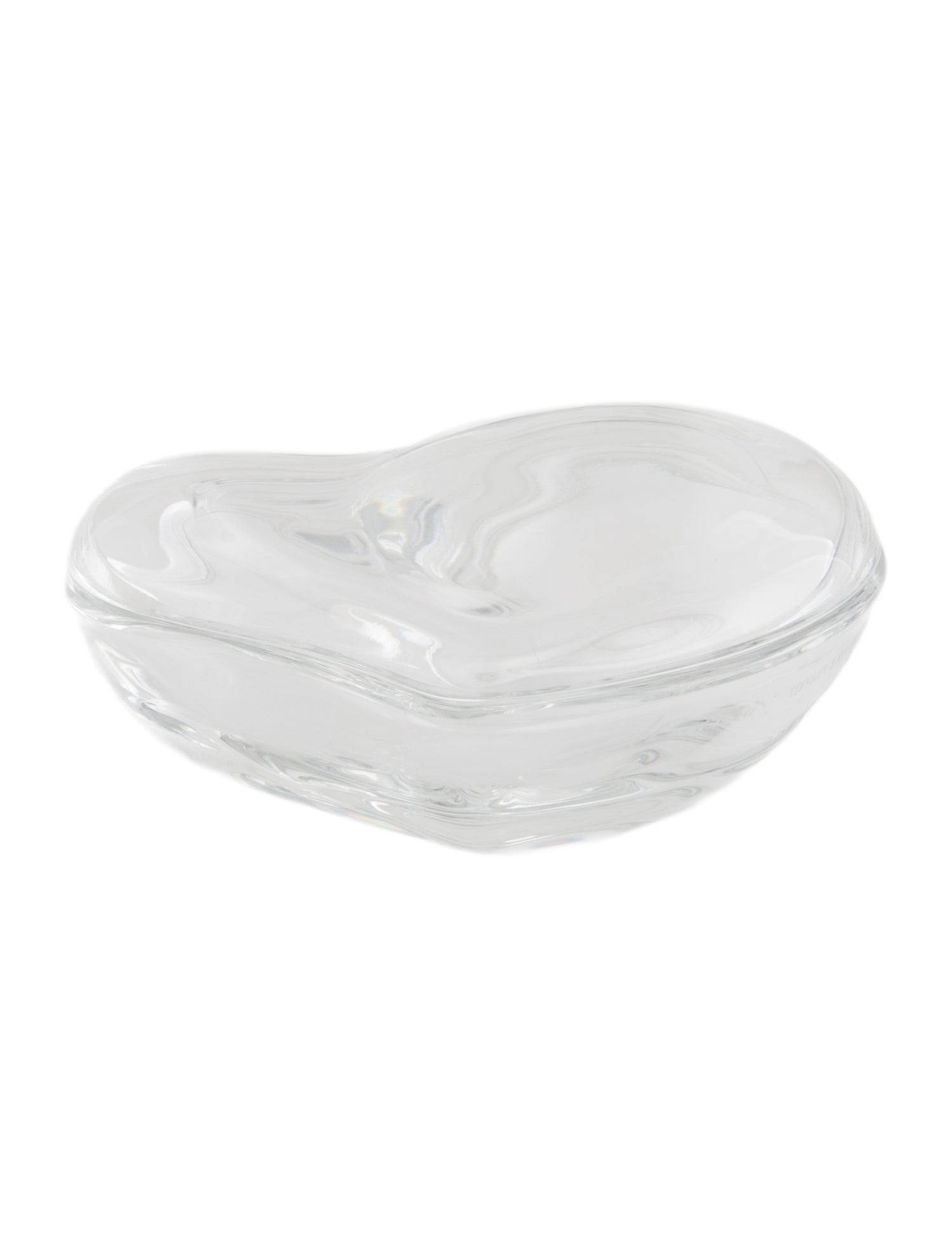 Tiffany & Co. Clear Crystal Heart Box