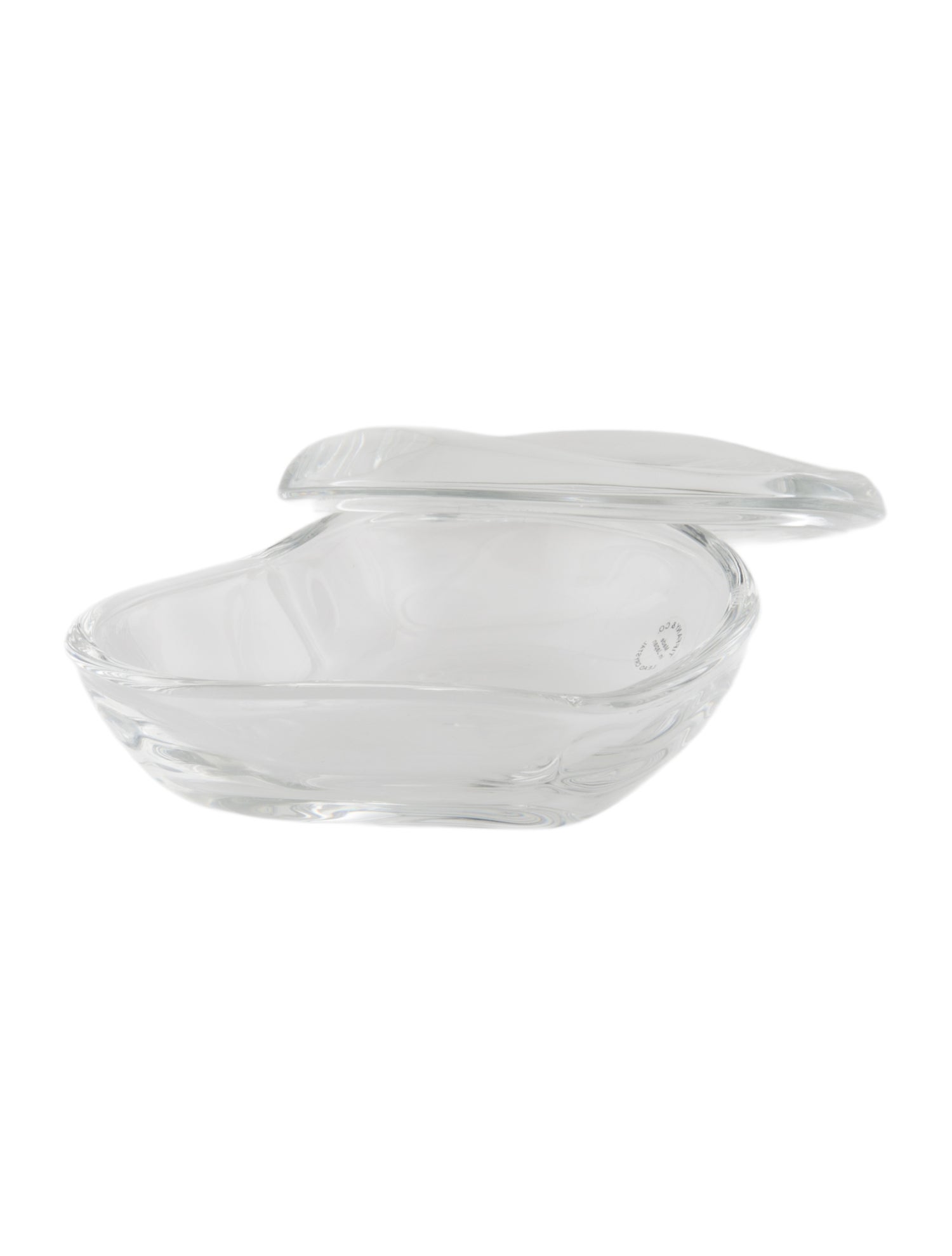 Tiffany & Co. Vintage Elsa Peretti glass heart container