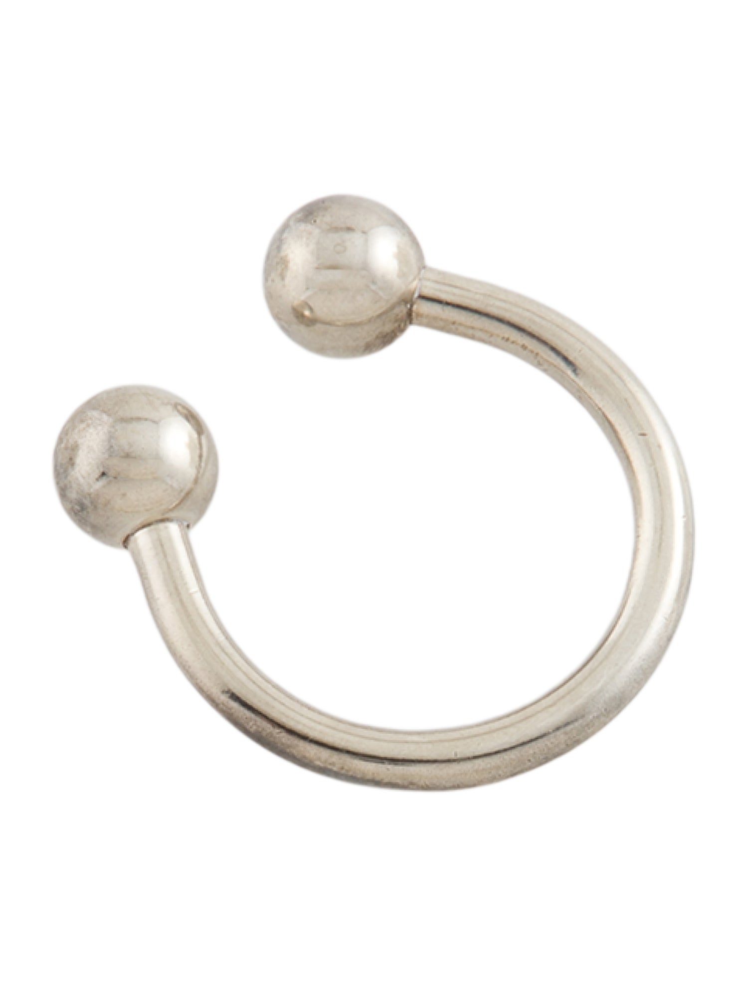 Tiffany & Co. Sterling Silver Screwball Horseshoe Keyring