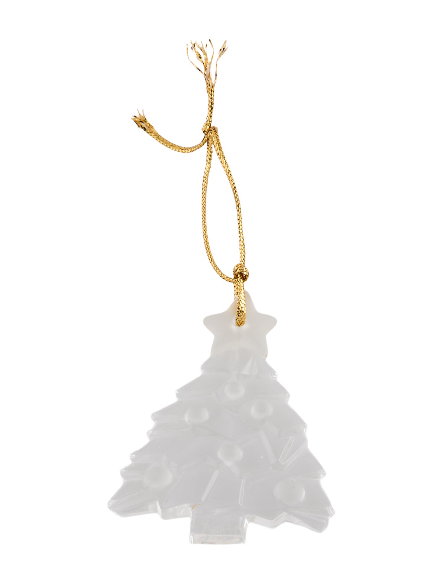 Tiffany & Co. Crystal Christmas Tree Ornament