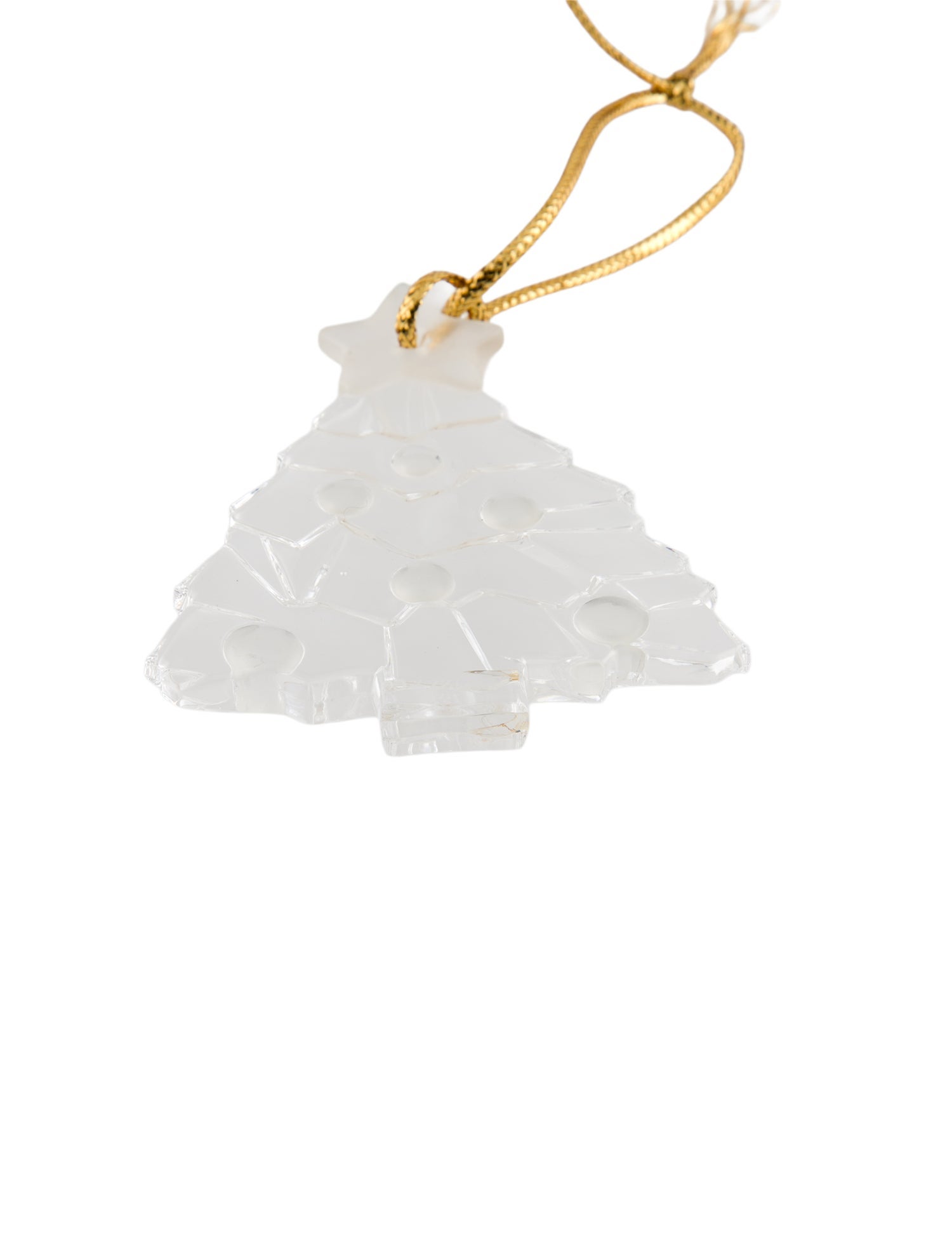 Tiffany & Co. Crystal Christmas Tree Ornament