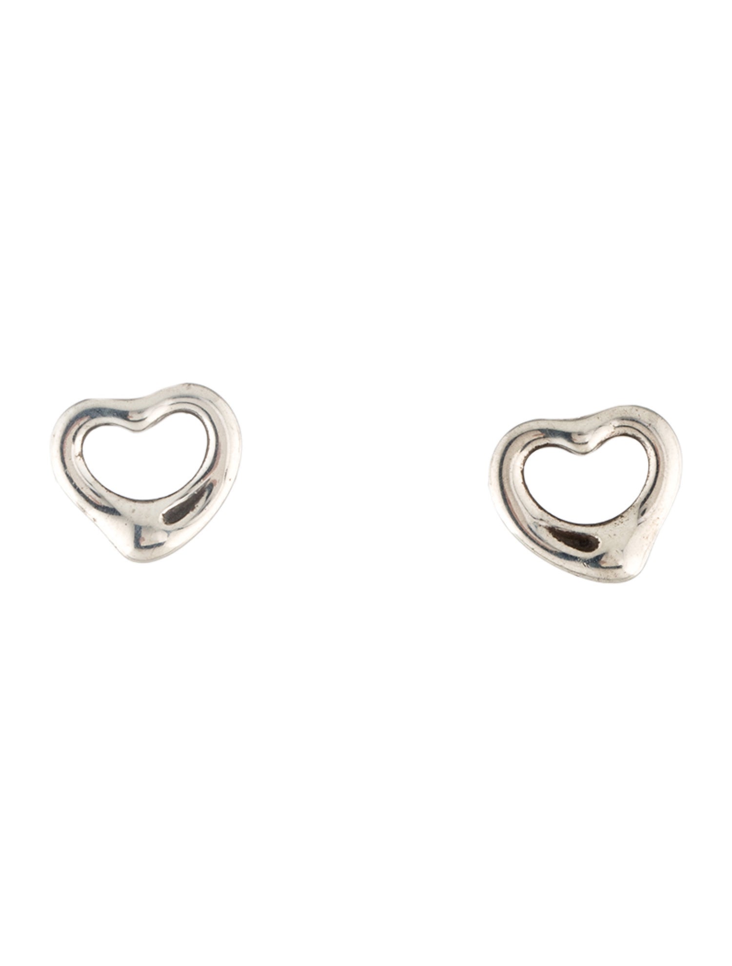 Tiffany & Co. Open Heart Stud Earrings