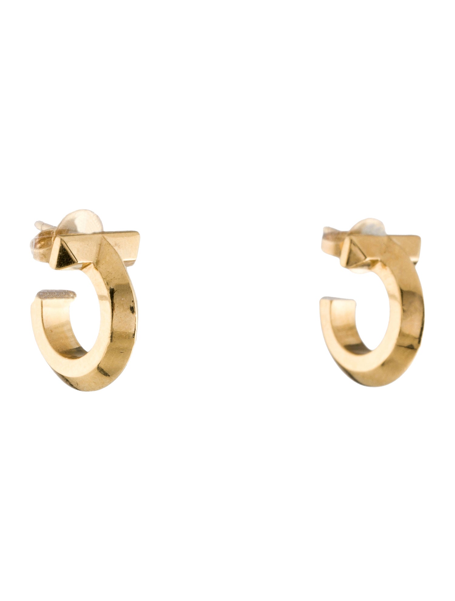 Tiffany & Co. 18K T1 Hoop Earrings