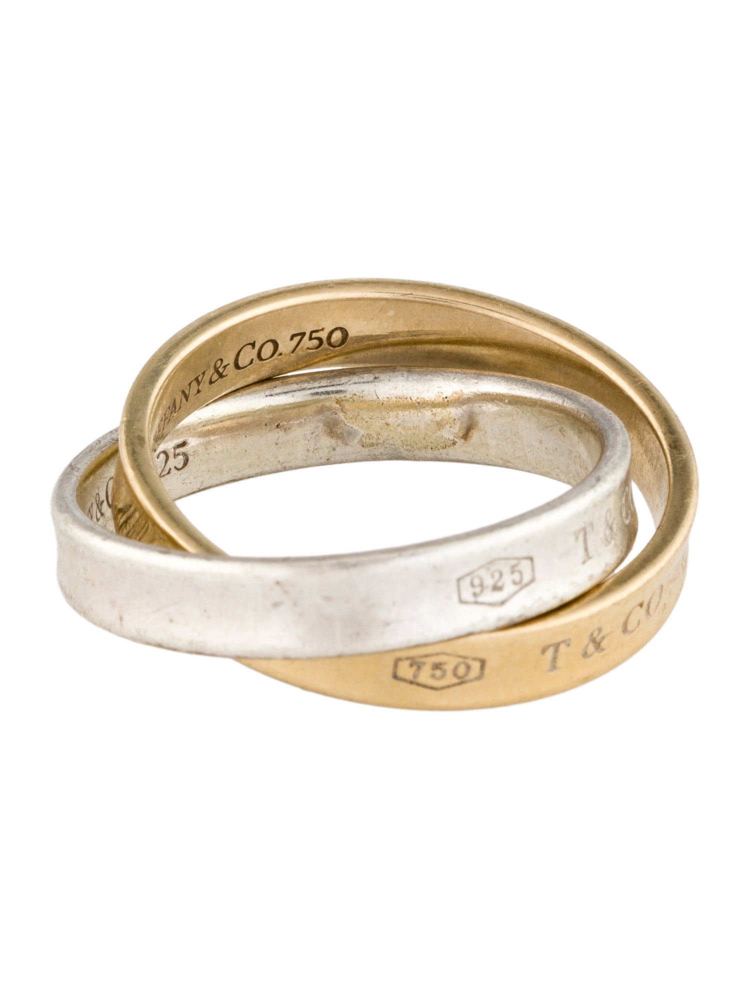 Tiffany & Co. Tiffany 1837® Two-Tone Interlocking Circles Ring