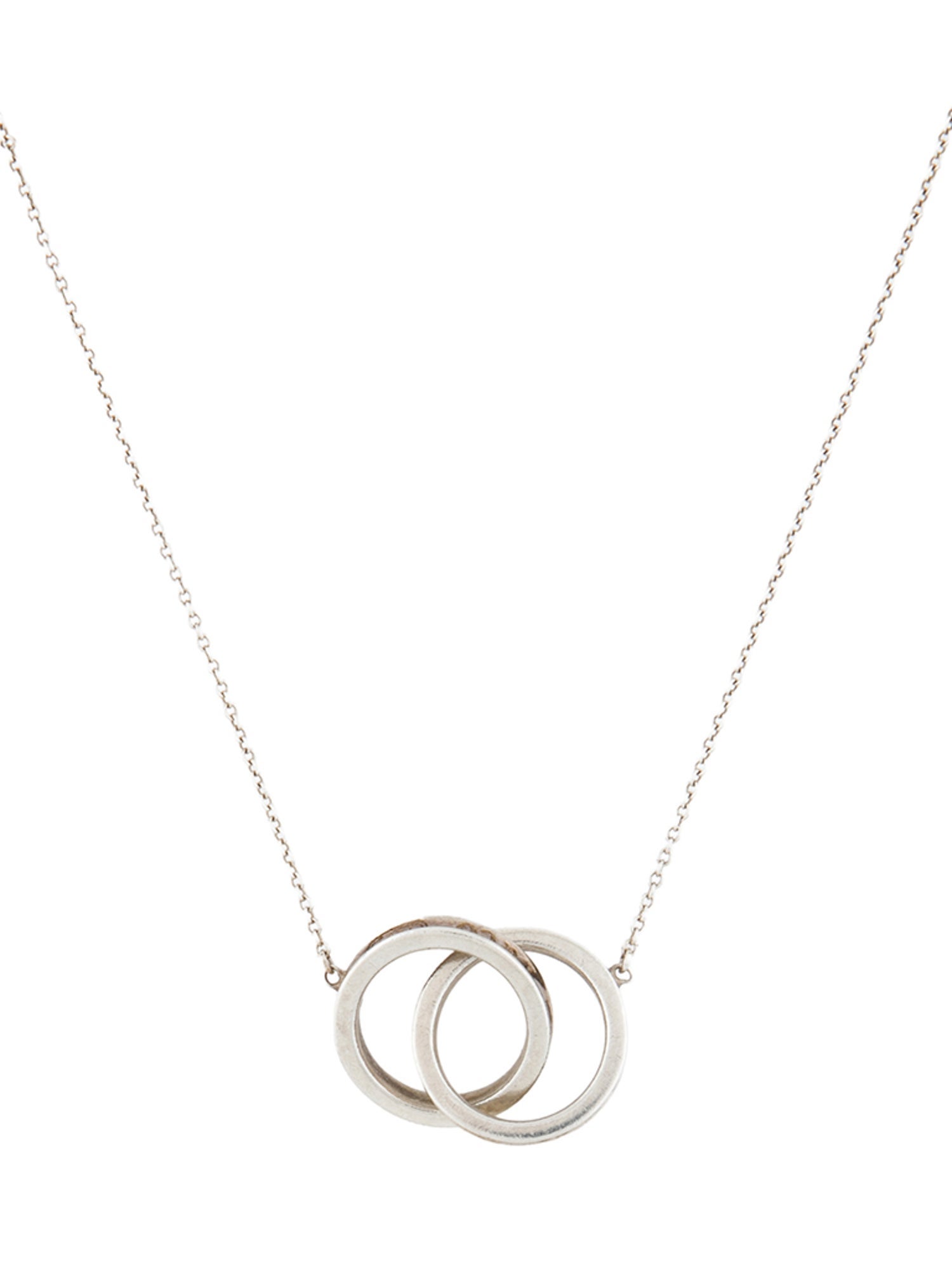 Tiffany & Co. Interlocking Circles Small Pendant Necklace