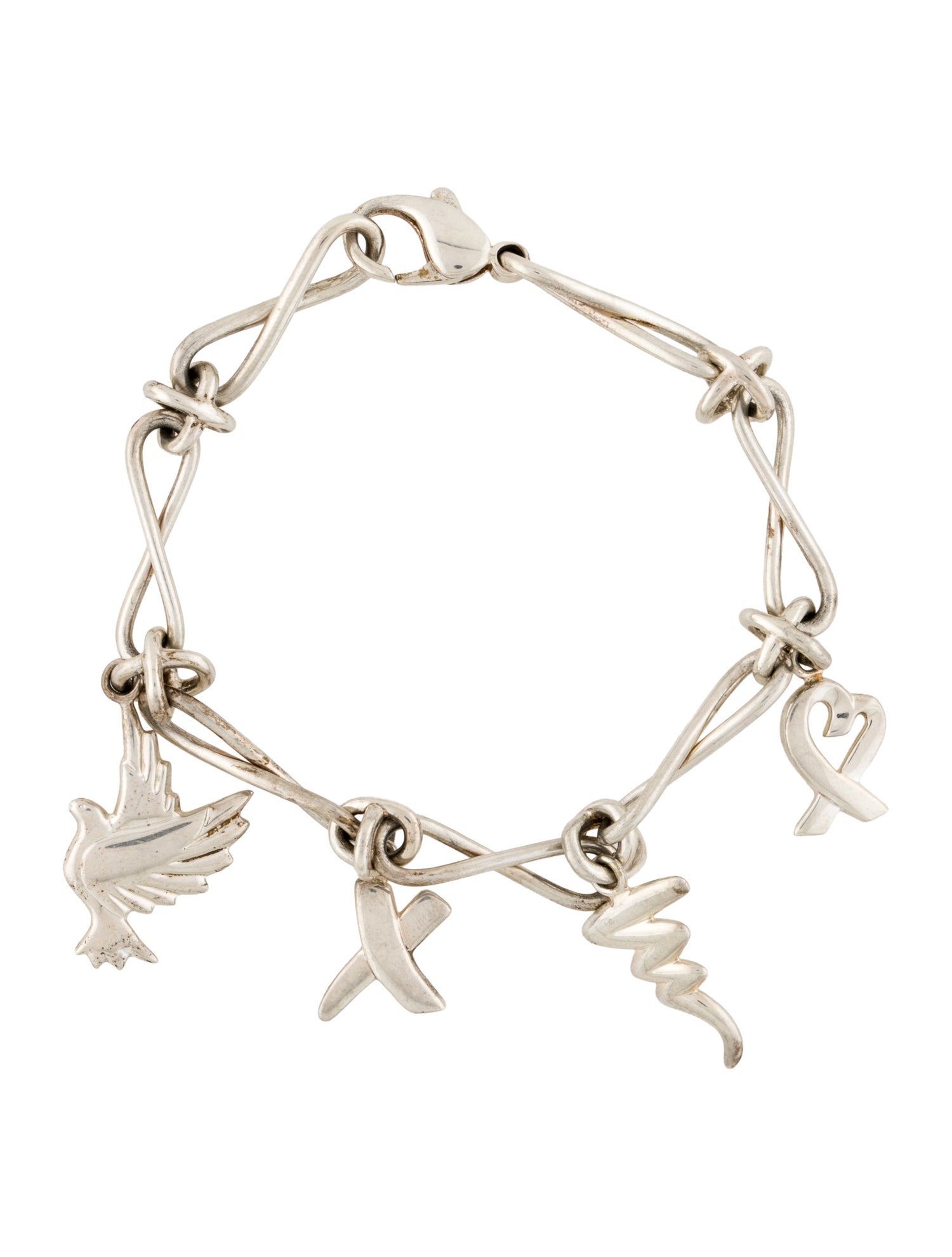 Tiffany & Co. Infinity Link Charm Bracelet