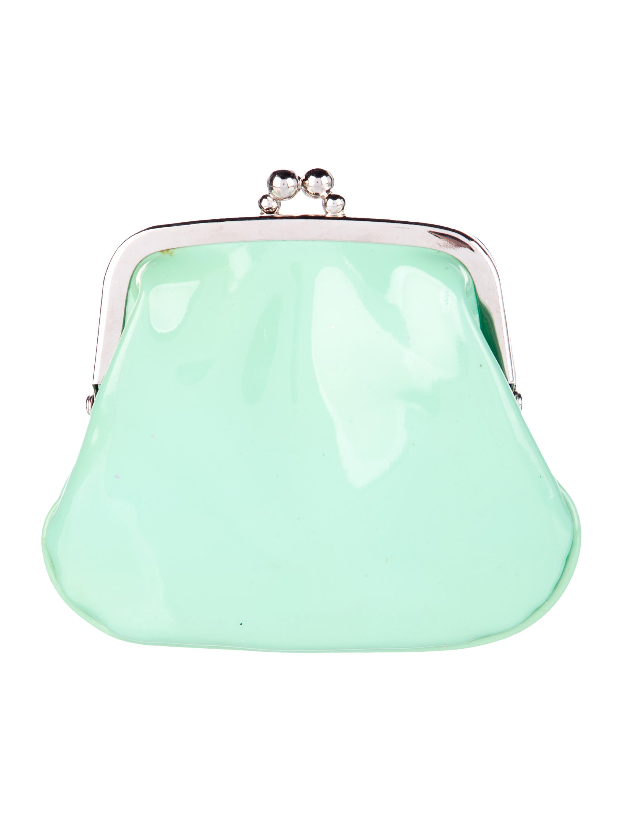 Tiffany & Co. Patent Leather Colorblock Pattern Wallet