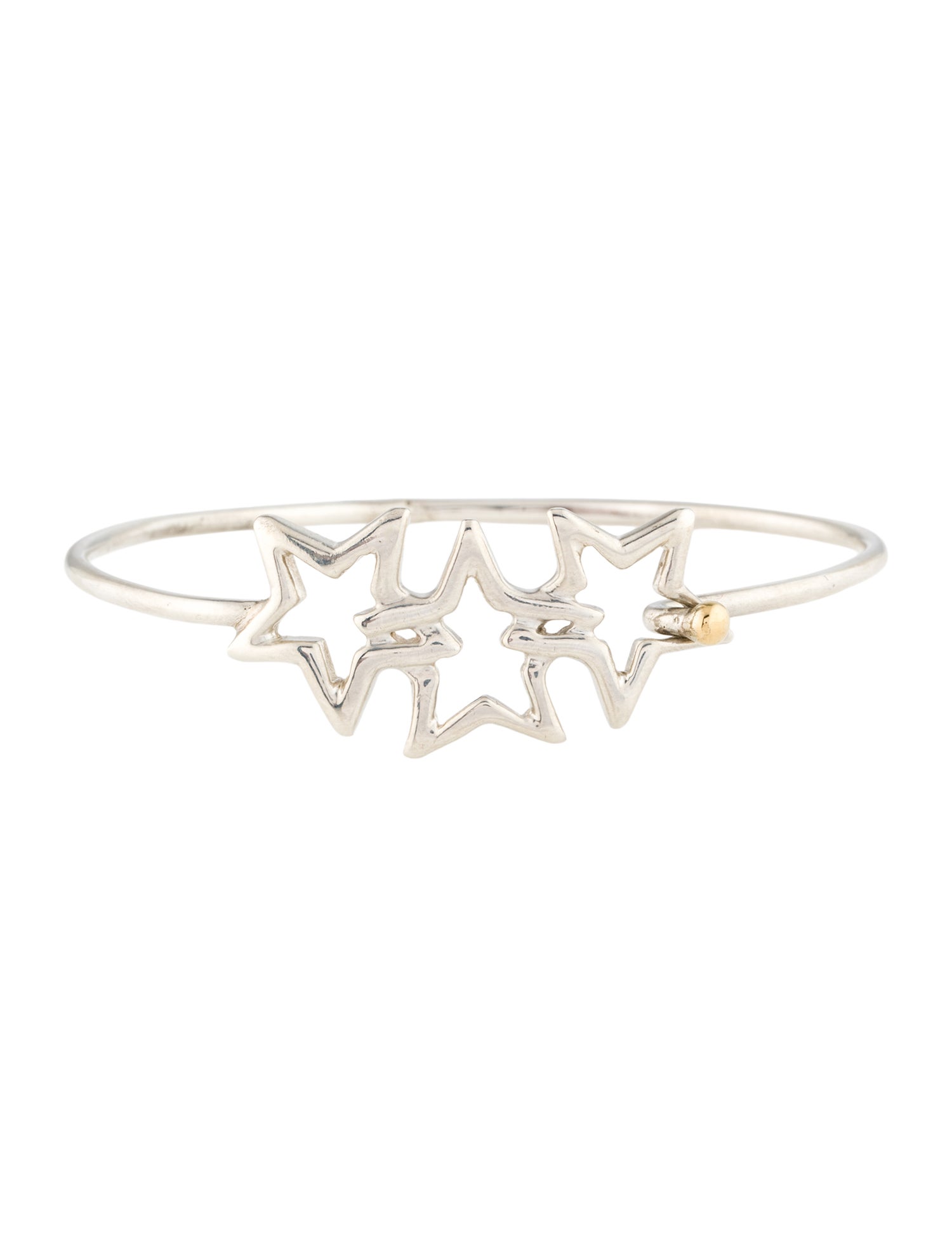 Tiffany & Co. Two-Tone Triple Star Bangle